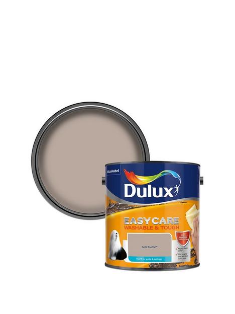 dulux-easycare-washable-and-tough-matt-emulsion-paint-ndash-soft-truffle-ndash-25-litre-tin