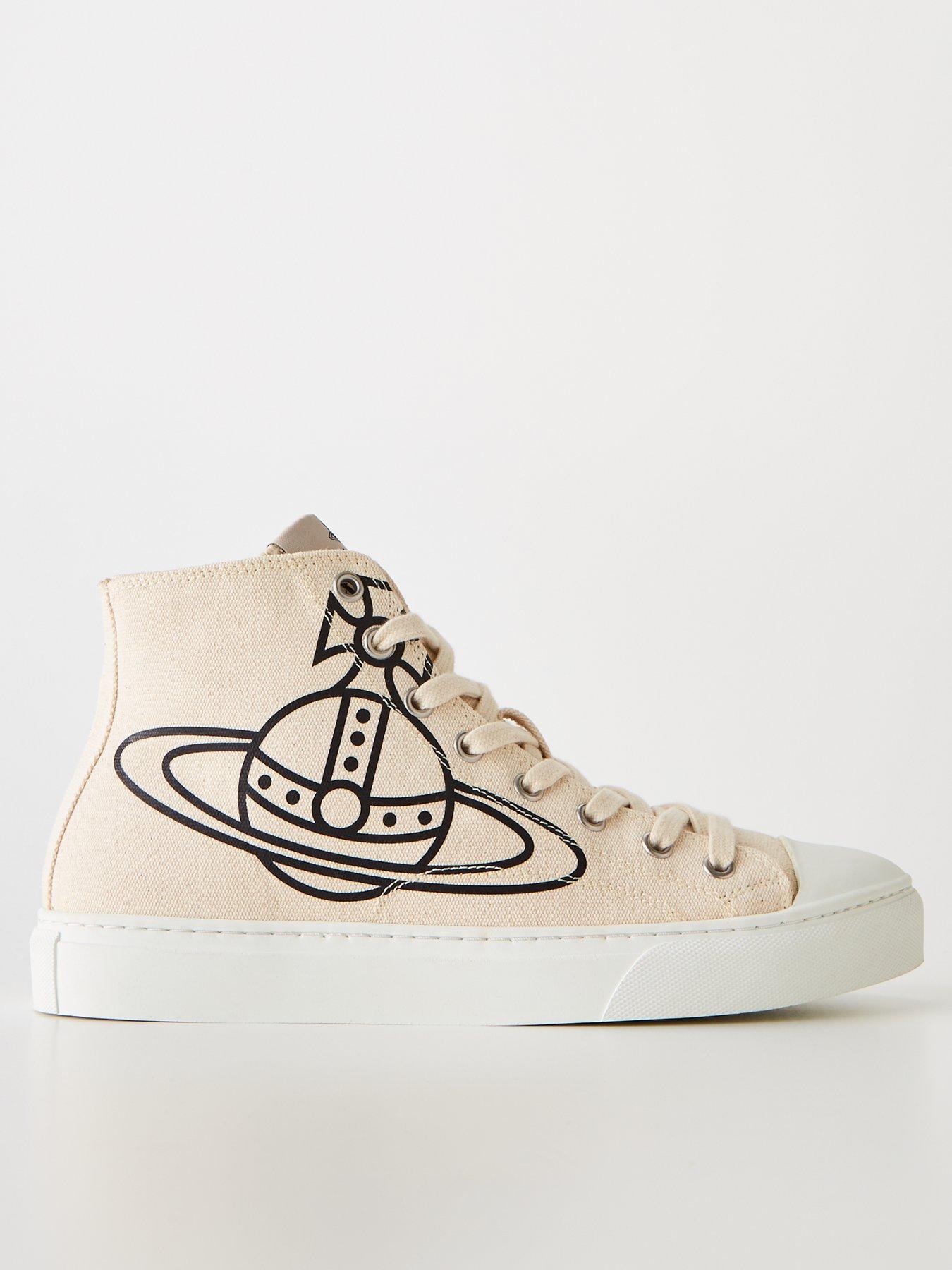 orb canvas high top trainers