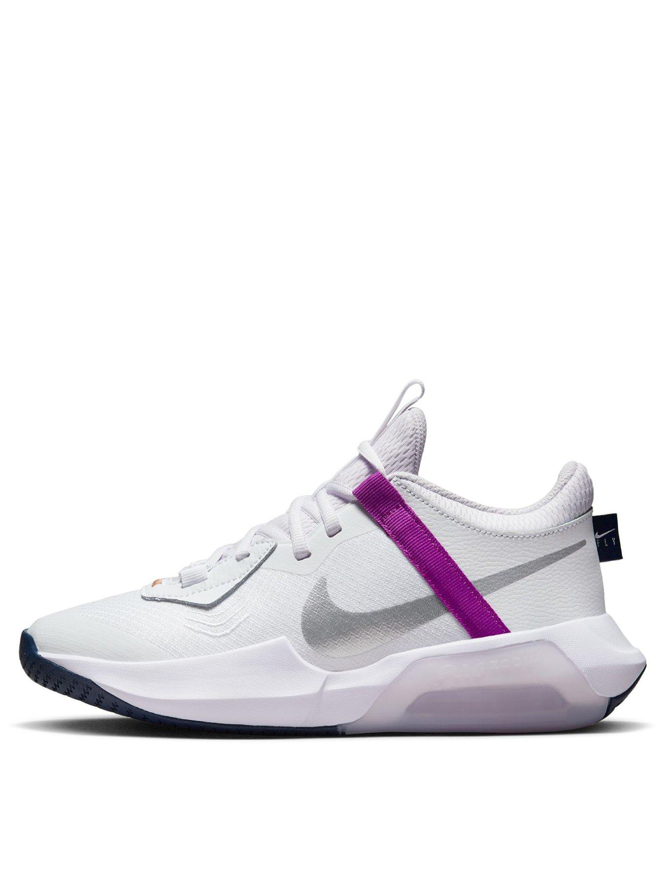 Nike girls trainers white sale