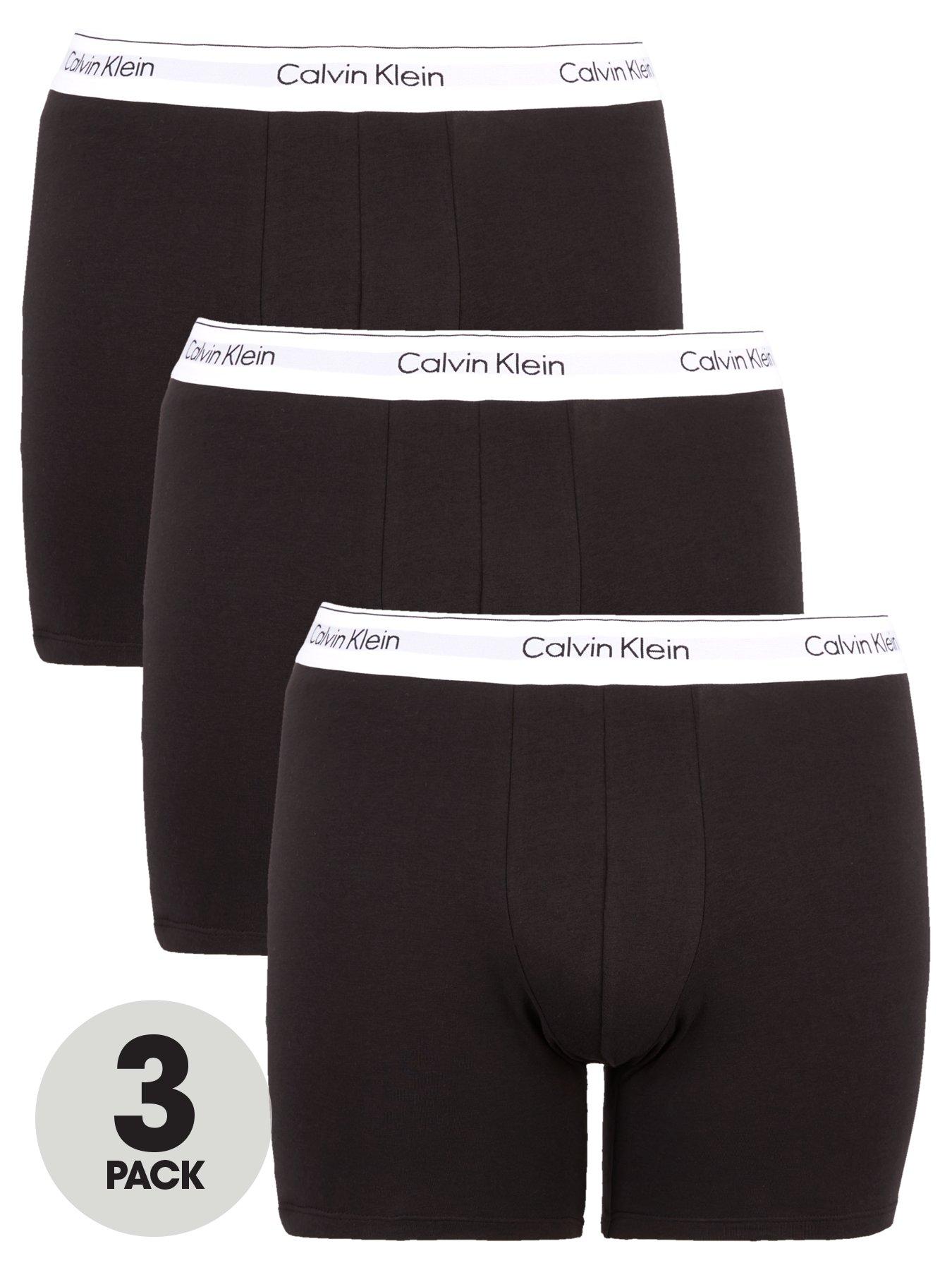 Calvin Klein Modern Cotton Stretch Plus Boxer Briefs 3 Pack