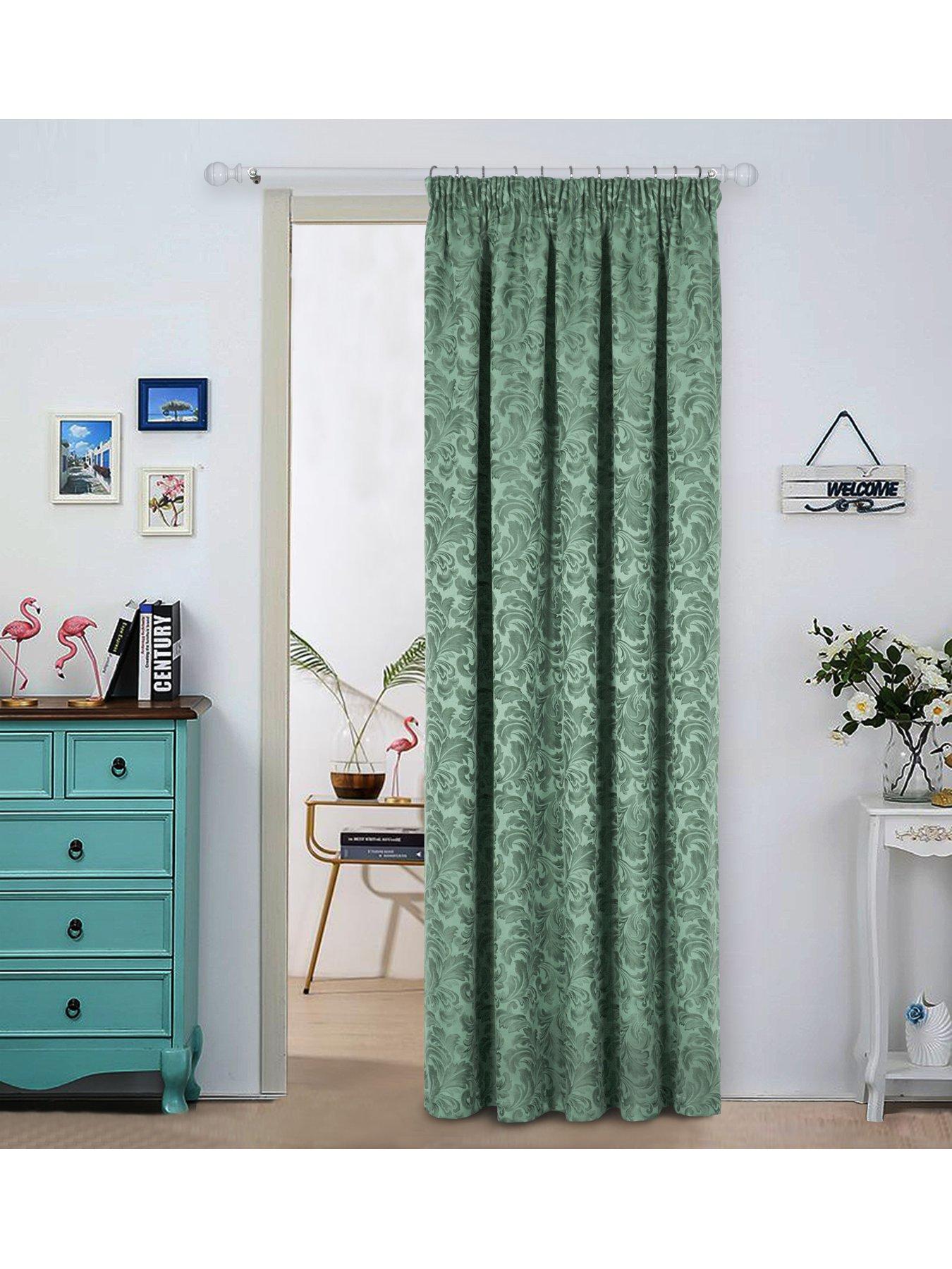 buckingham-pencil-pleat-single-door-curtain