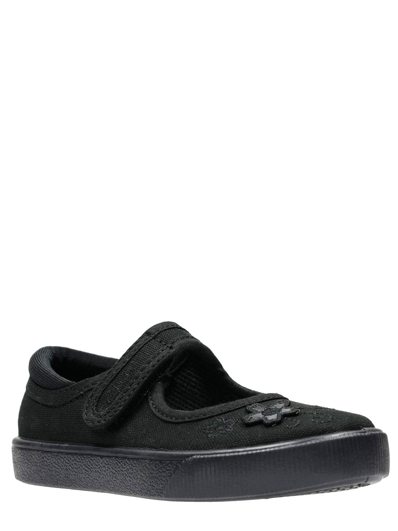 Image 3 of 6 of Clarks Kids Hopper Go Canvas Mary Jane Plimsoll - Black