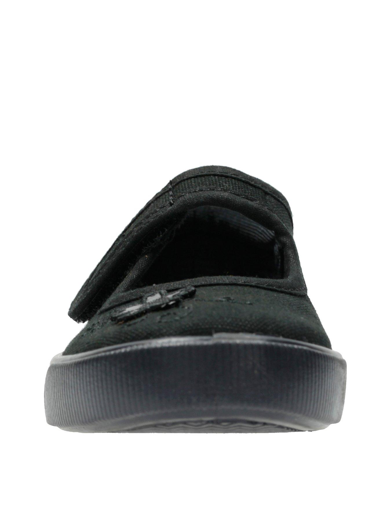 Image 6 of 6 of Clarks Kids Hopper Go Canvas Mary Jane Plimsoll - Black