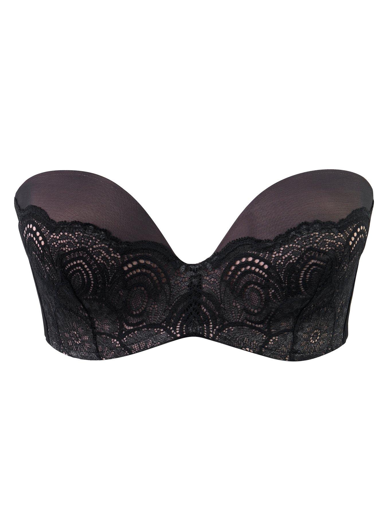 Image 4 of 6 of Wonderbra Refined Glamour Ultimate Strapless Bra - Black