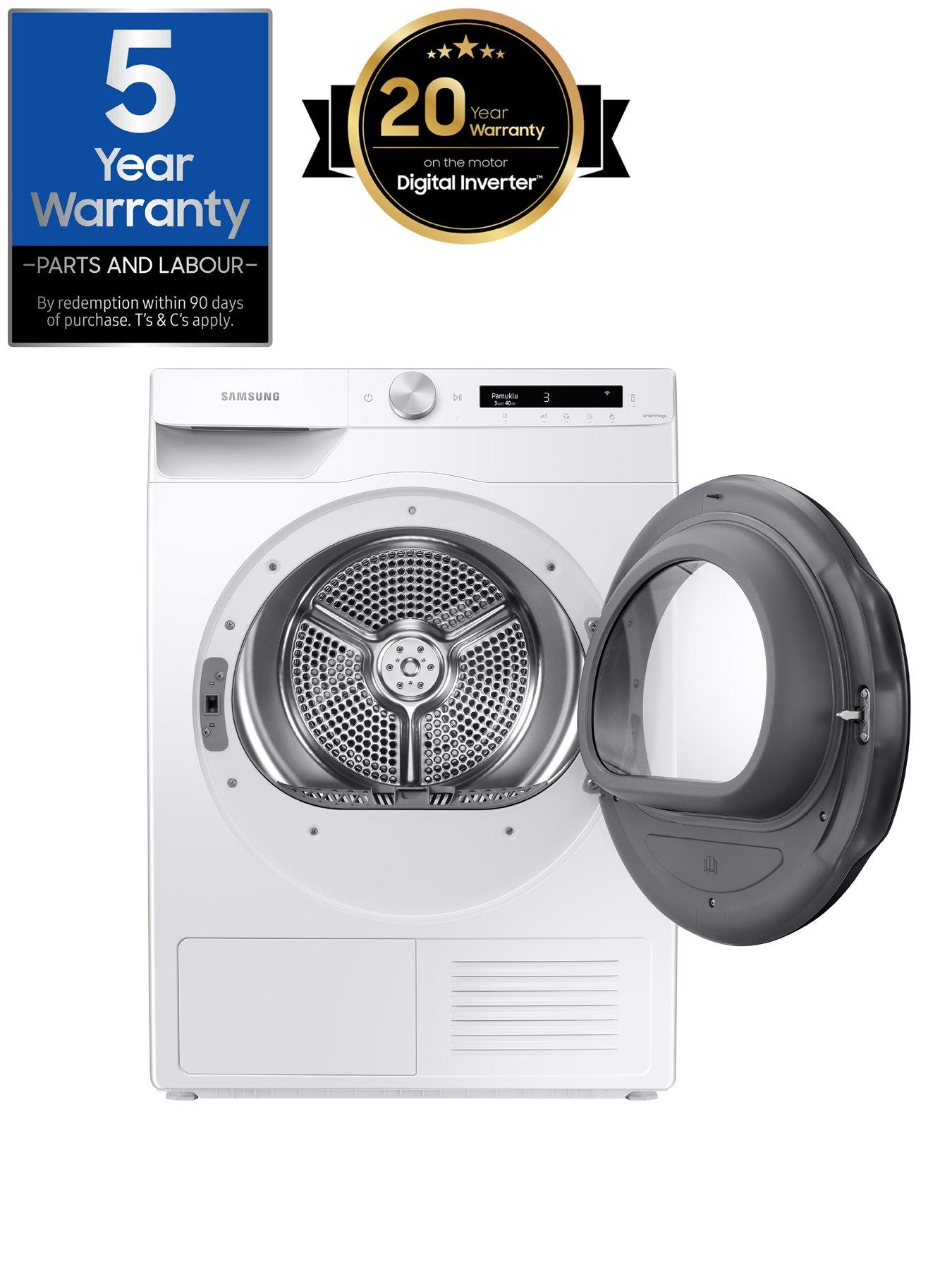 samsung-series-5-ai-energy-dv90t5240aws1-with-optimaldrytrade-heat-pump-tumble-dryer-9kg-load-a-rated-whitestillFront