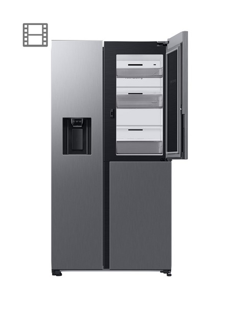 samsung-rs8000nbsp8-series-rh68b8830s9eunbspamerican-fridge-freezer-with-food-showcase-door-ndash-matte-stainless-sliver
