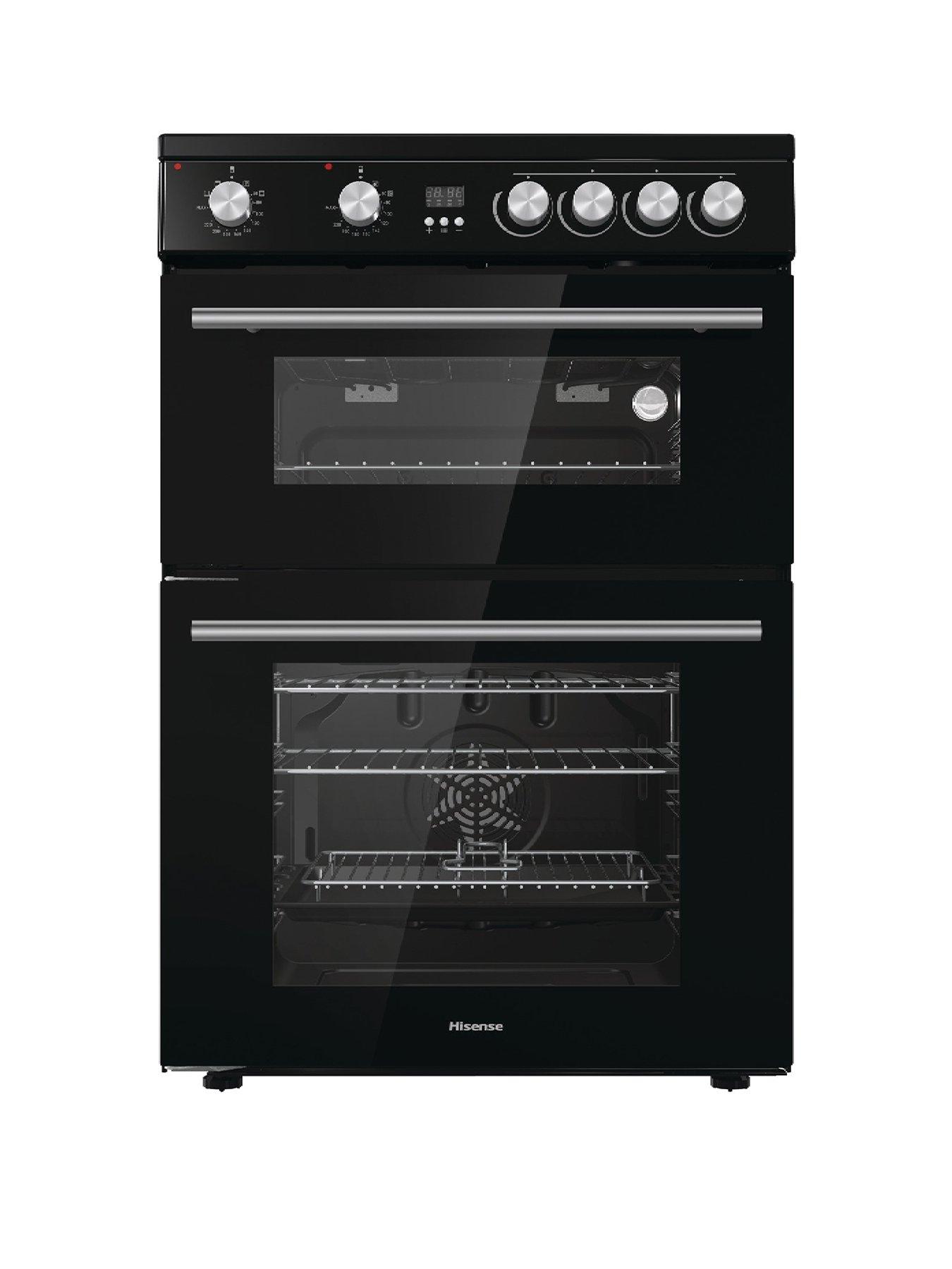 Hisense HDE3211BBUK Electric Cooker with Ceramic Hob - Black
