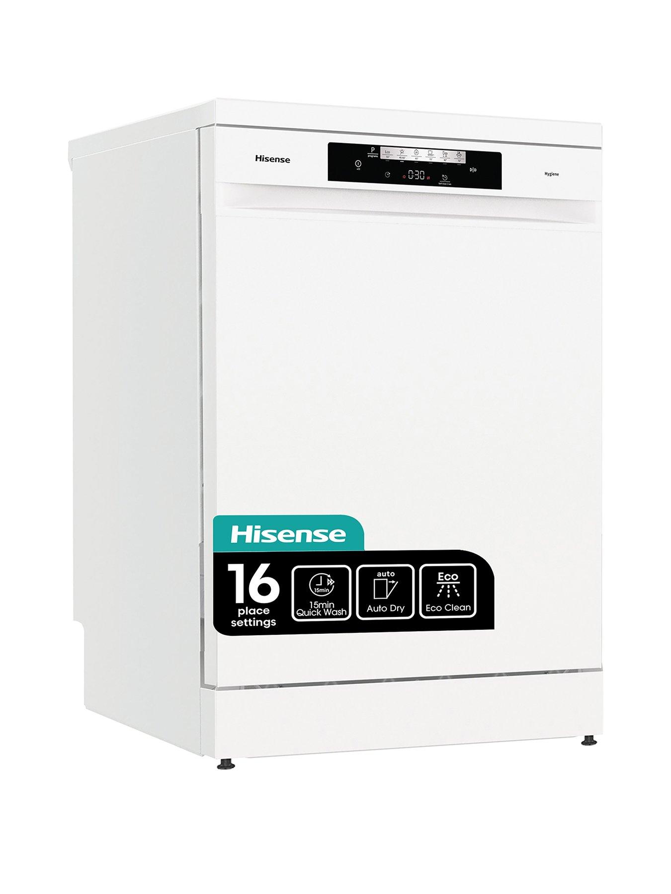 White deals freestanding dishwasher