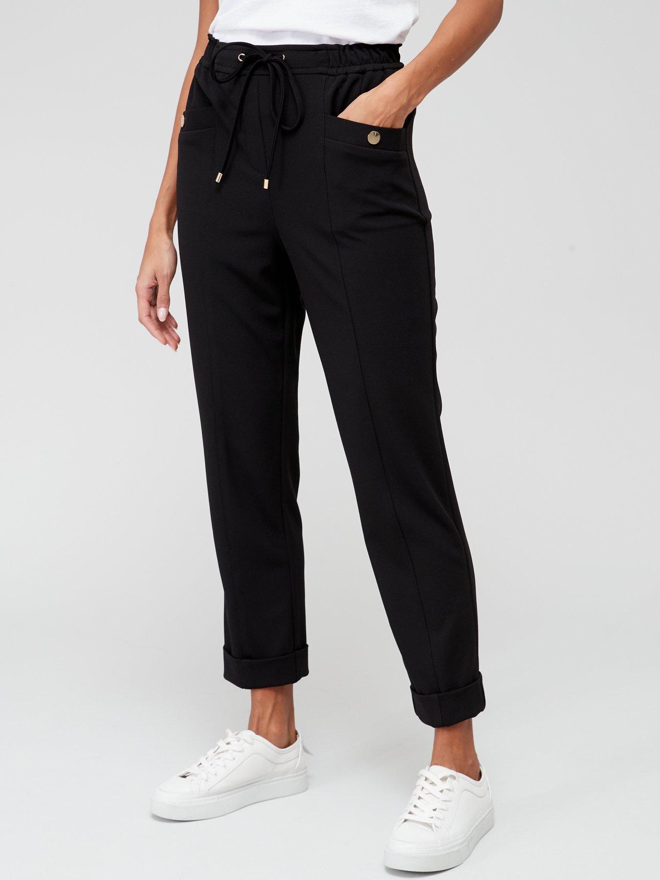 V by Very Button Detail Crepe Jogger Very Ireland