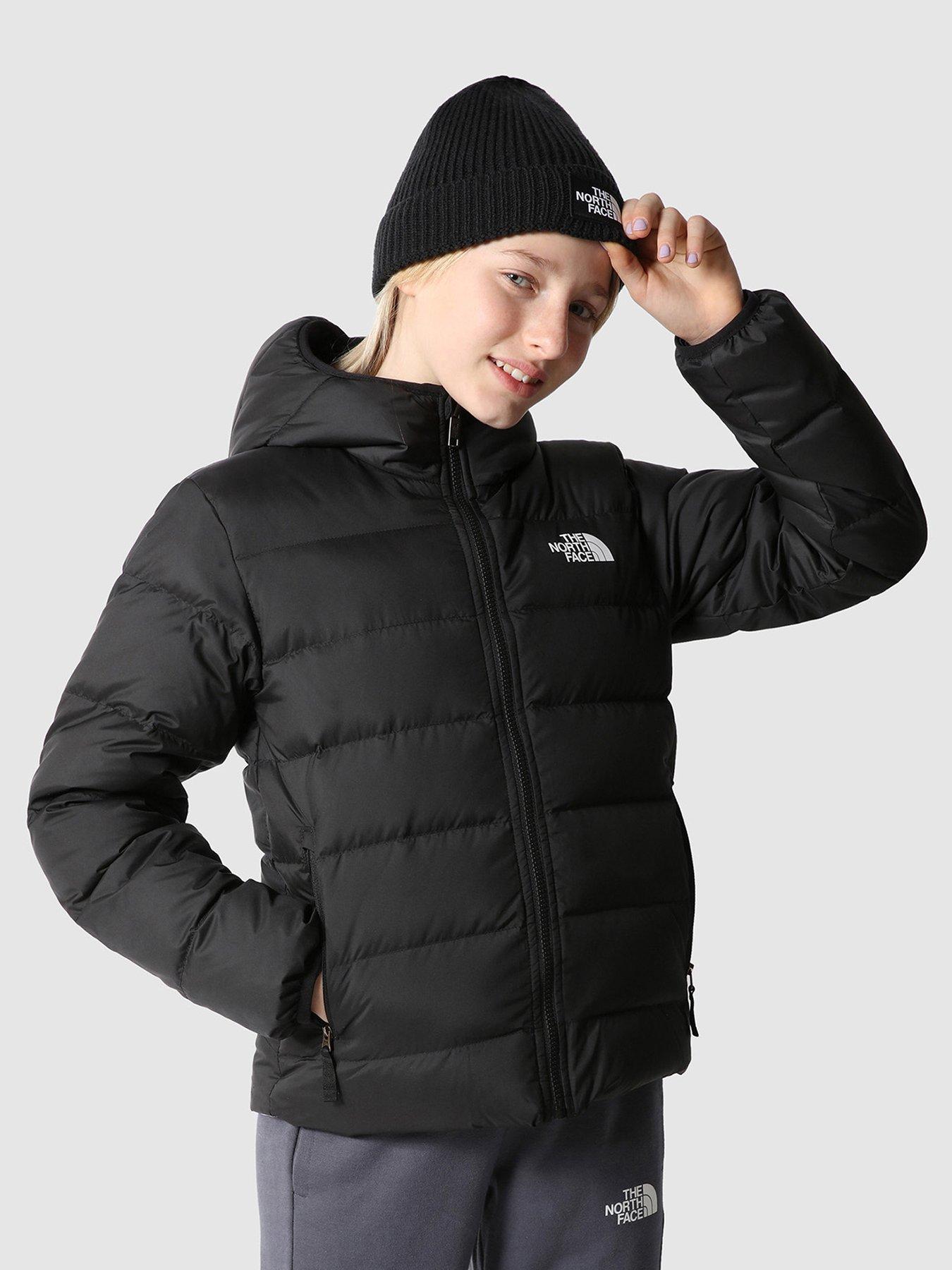 THE NORTH FACE Kids Reversible North Down Hooded Jacket - Black | Very  Ireland