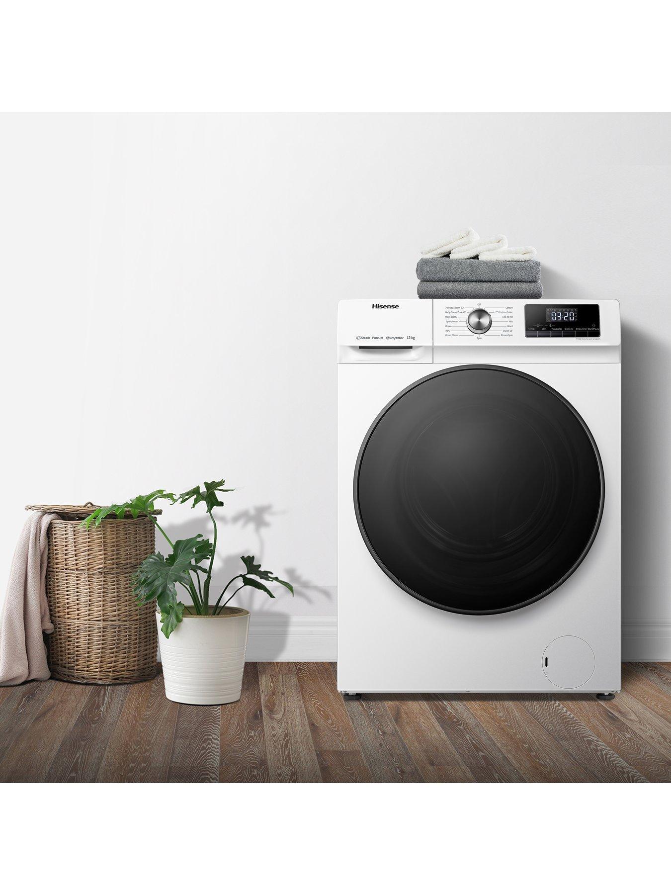 Image 6 of 7 of Hisense WFQA1214EVJM 12kg Load, 1400 Spin&nbsp;Washing Machine with&nbsp;Steam and Jet Wash