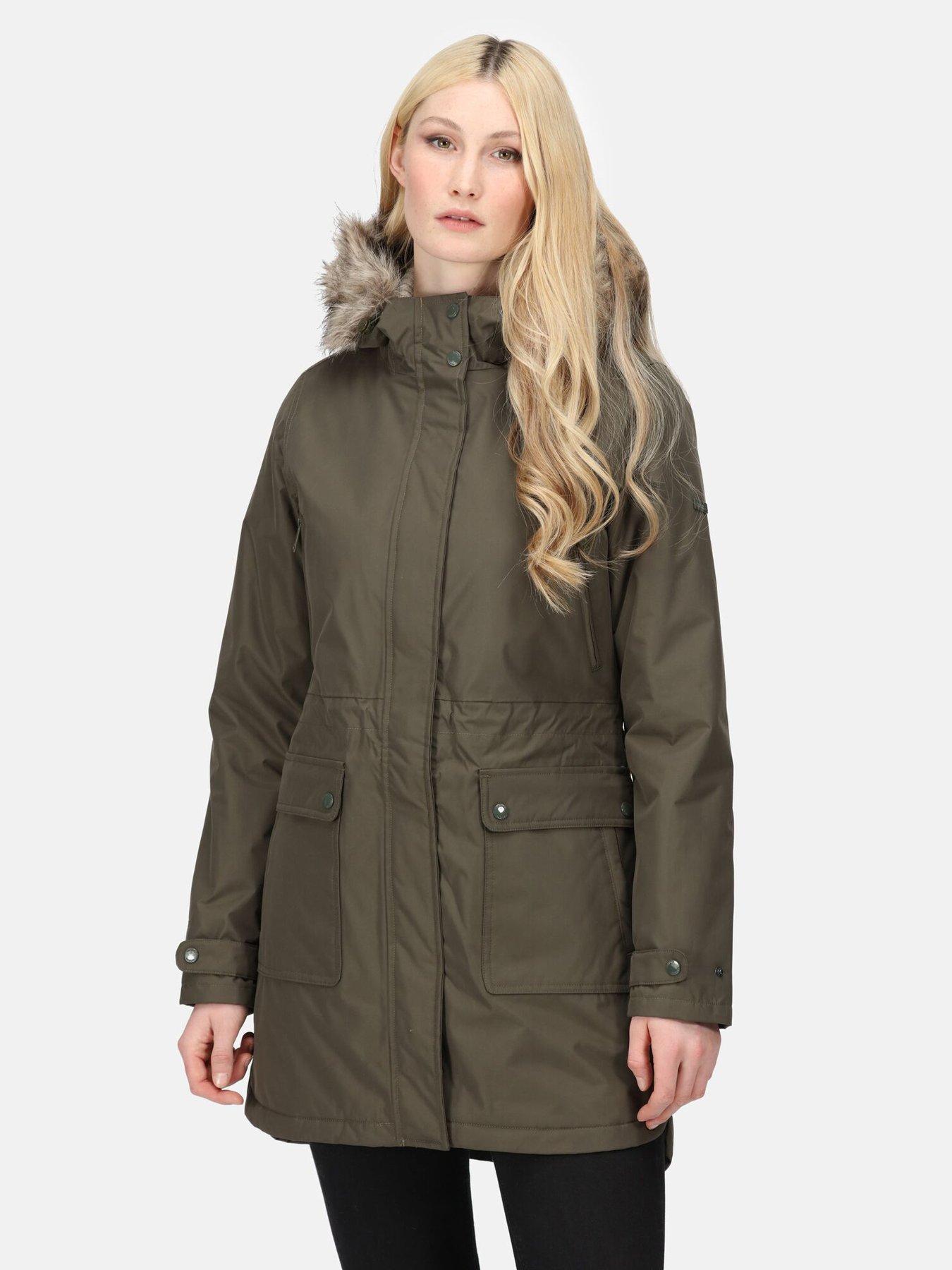 Giovanna Fletcher - Lellani Jackets Waterproof Insulated Jacket - Dark Green