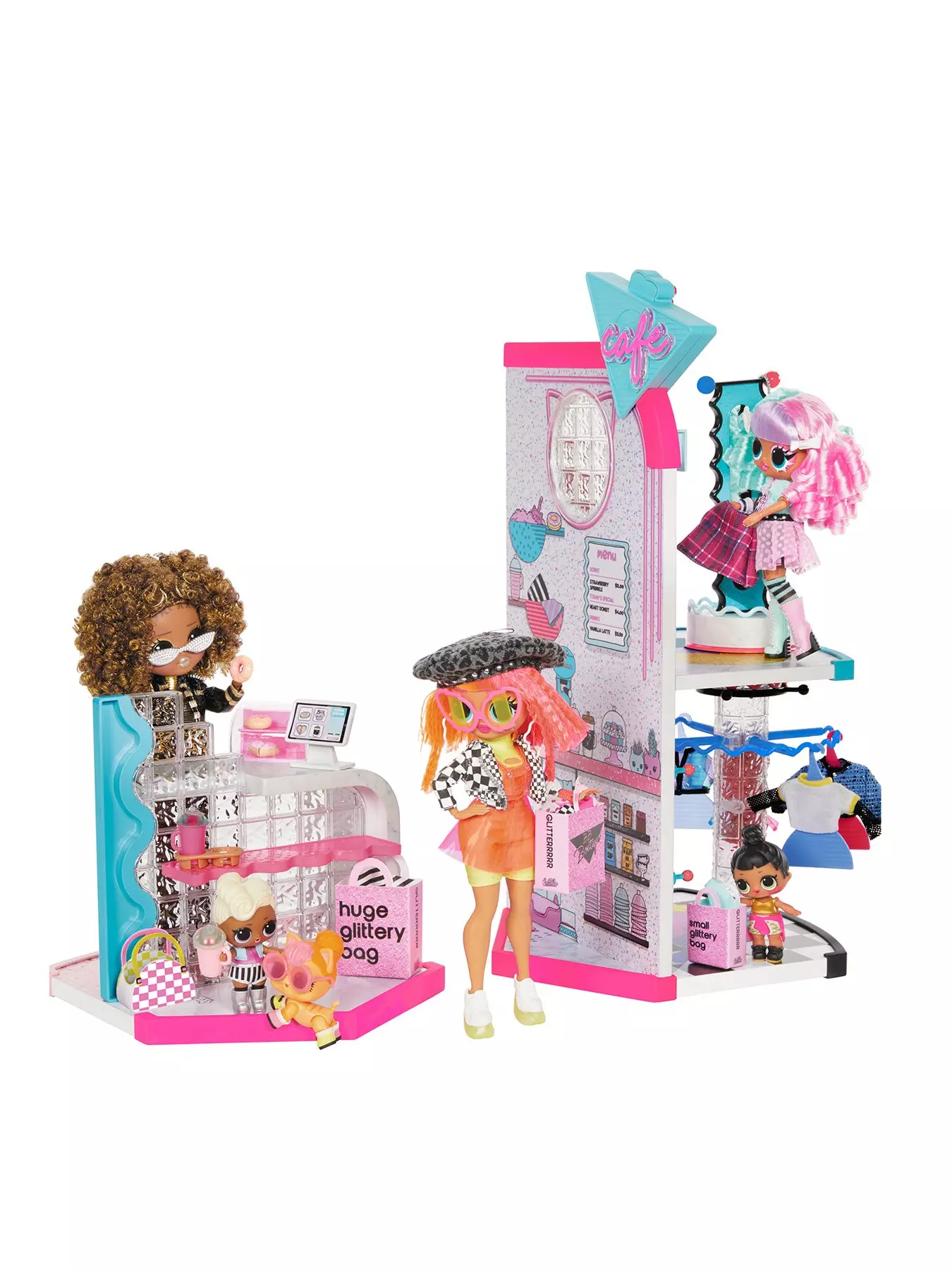  L.O.L. Surprise! LOL Surprise OMG House of Surprises Snack Bar  Playset with Rip Tide Collectible Doll and 8 Surprises – Great Gift for  Kids Ages 4+ : Toys & Games