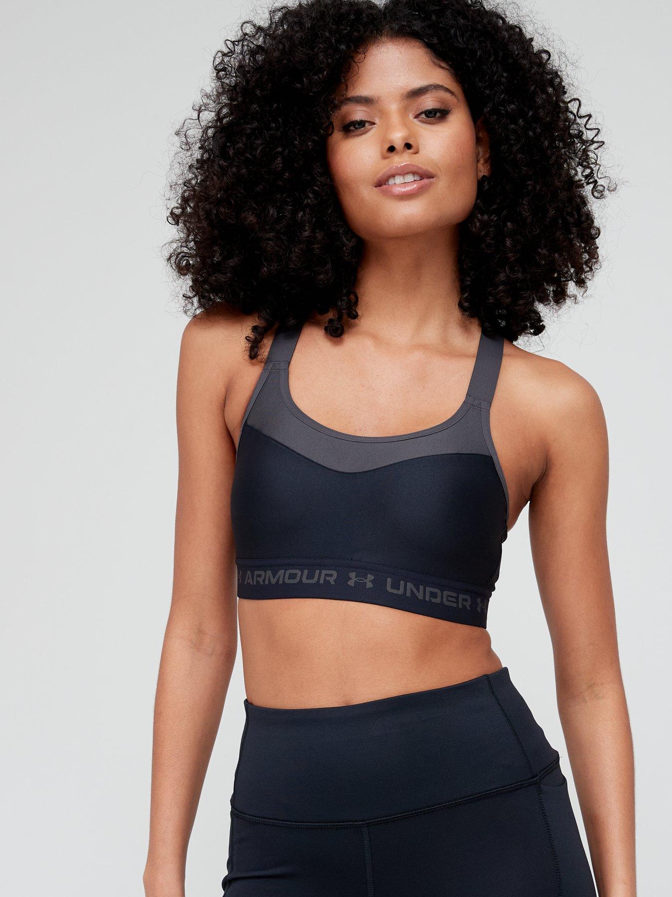 super supportive underarmor bra for high intensity workouts