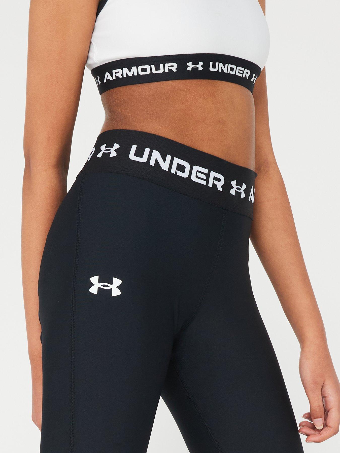 under-armour-older-girls-heatgearregnbspleggingsnbsp--blackwhiteoutfit