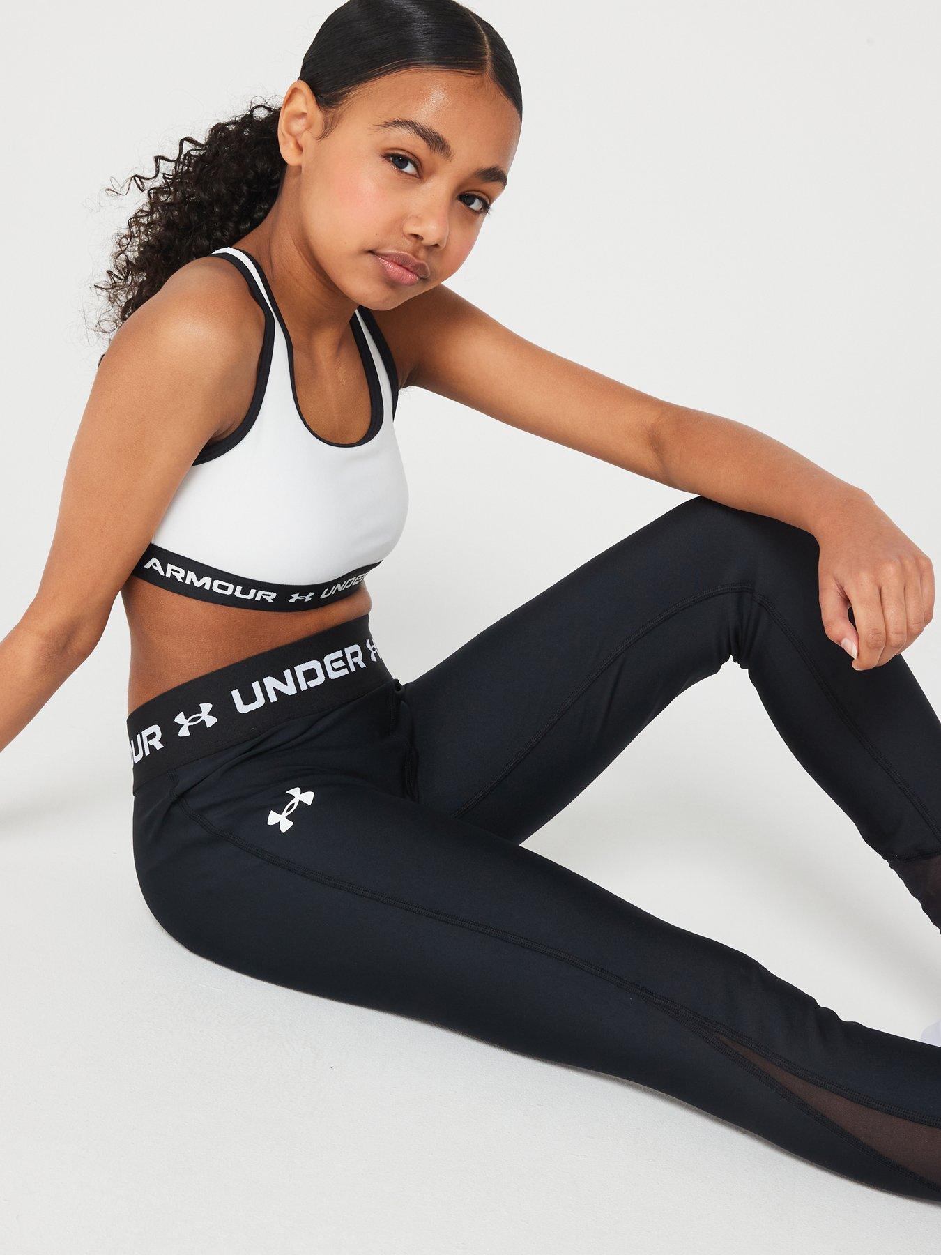 under-armour-older-girls-heatgearregnbspleggingsnbsp--blackwhitedetail