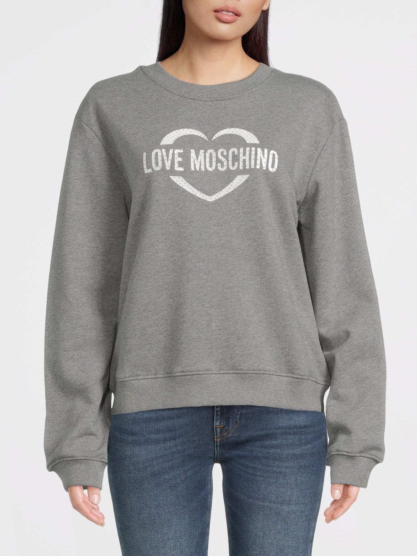 Love moschino discount grey sweatshirt