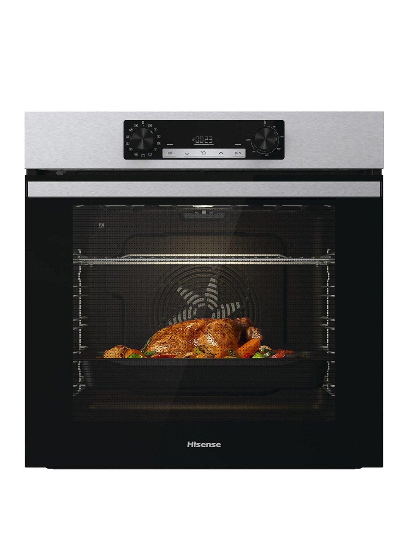 Image of Hisense BI64211PX, 77L Pyrolytic Single Oven - Stainless Steel