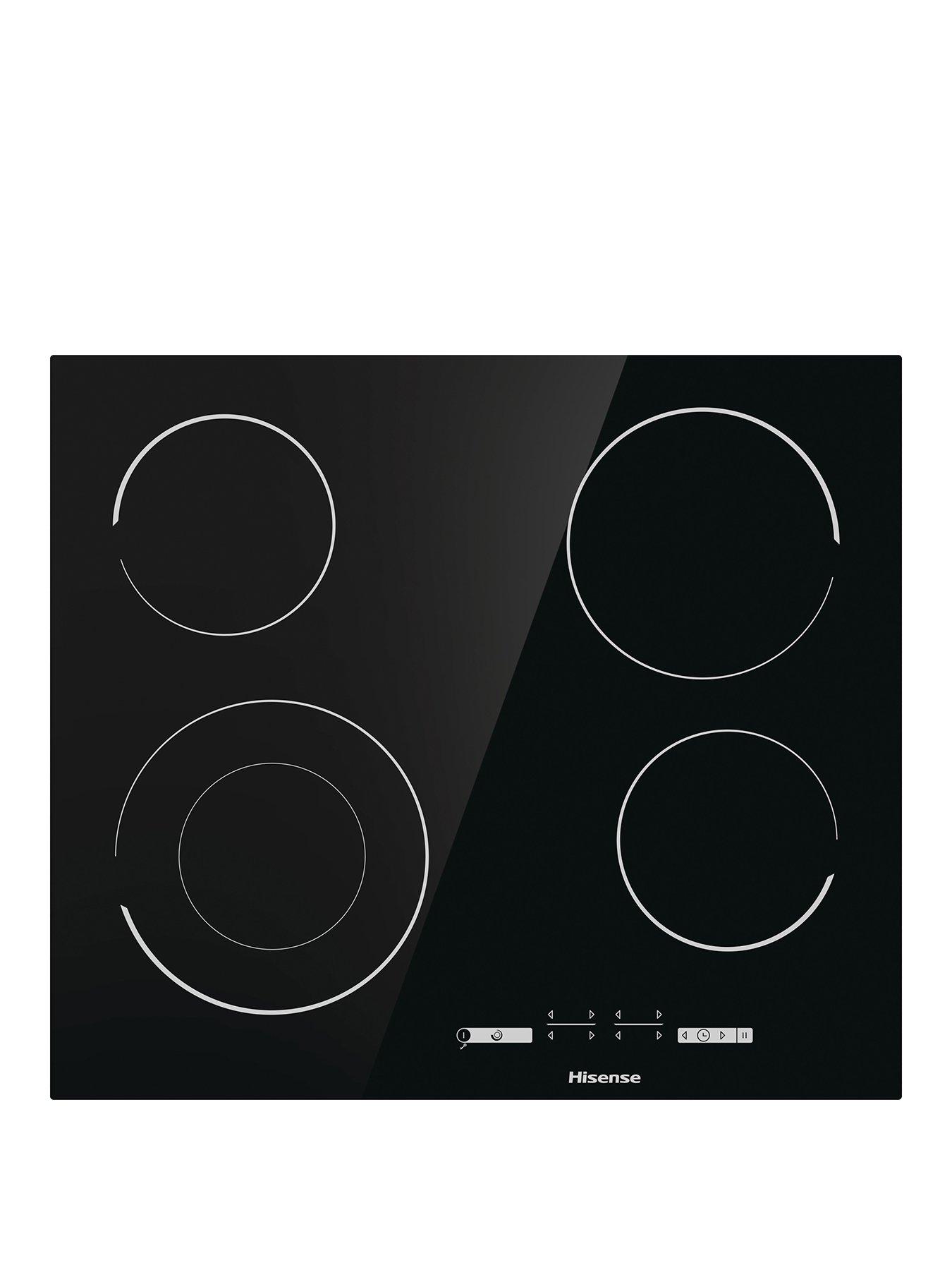 undefined Hisense E6432C 60cm Wide Ceramic Hob - Black