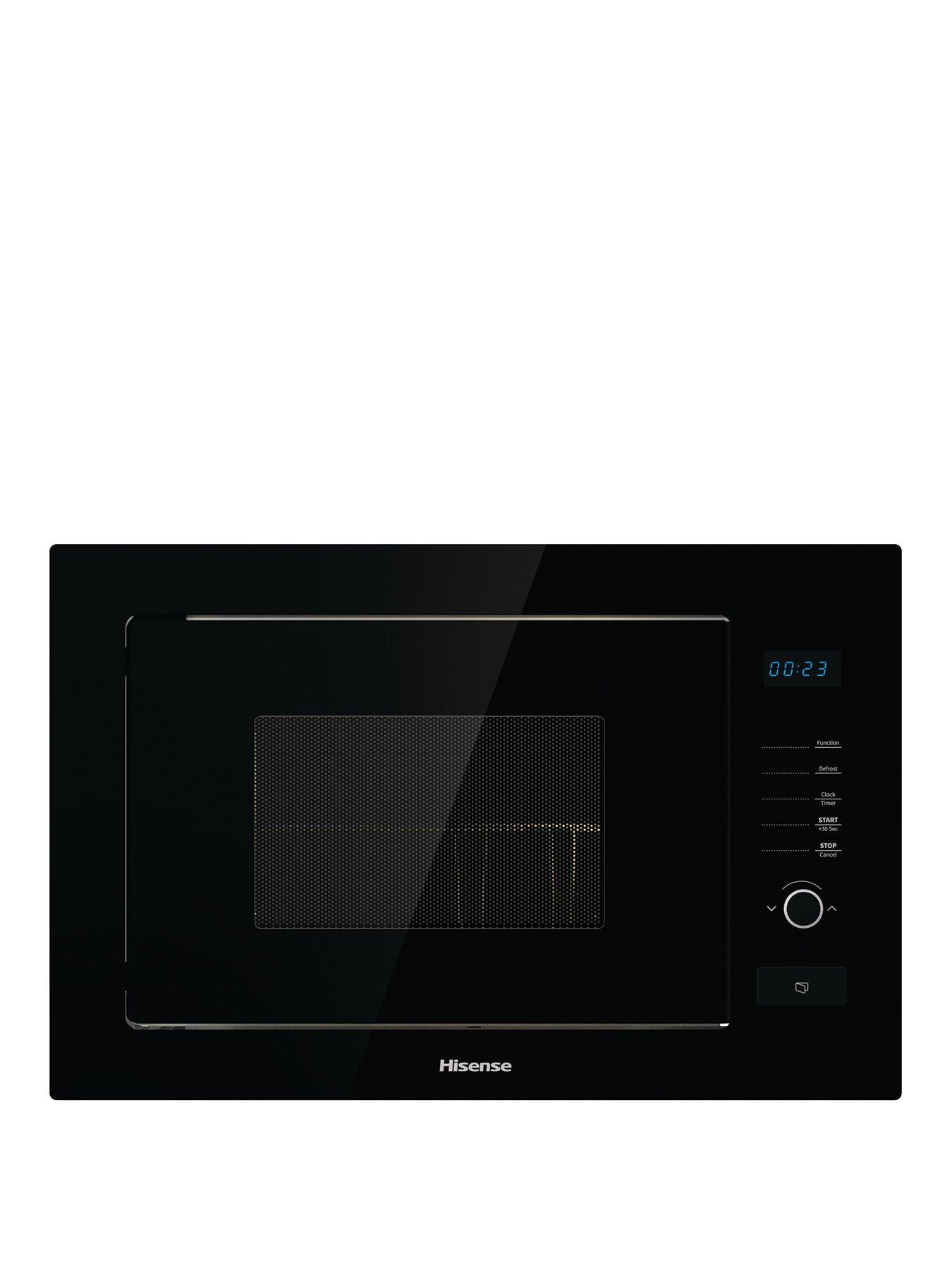 undefined HB25MOBX7GUK Built-in Microwave With Grill - Black
