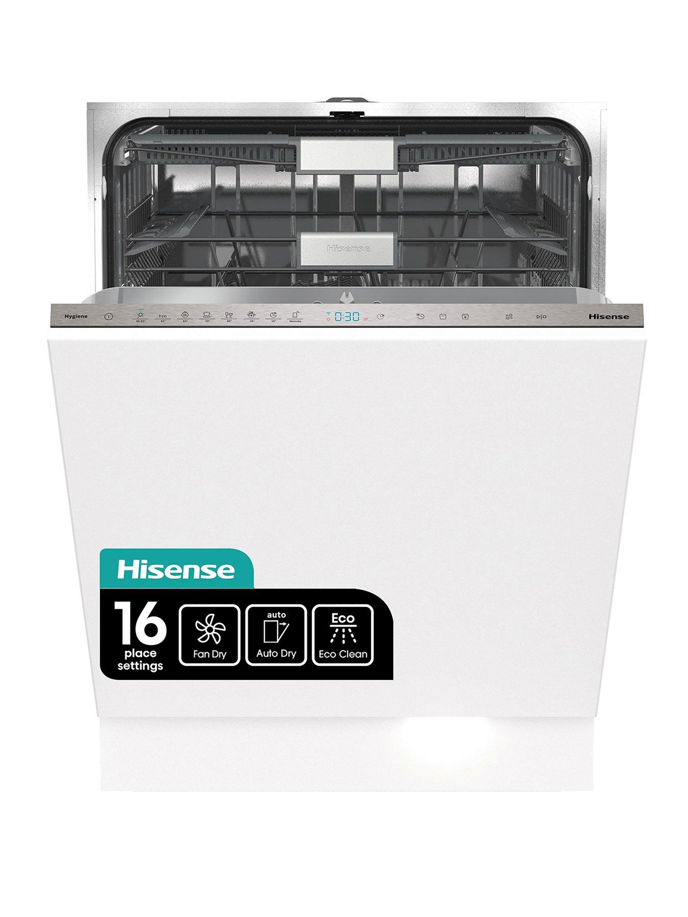Image 1 of 8 of Hisense HV693C60UK 16- Place Integrated Dishwasher with Invertor, End Light and Ion Technology