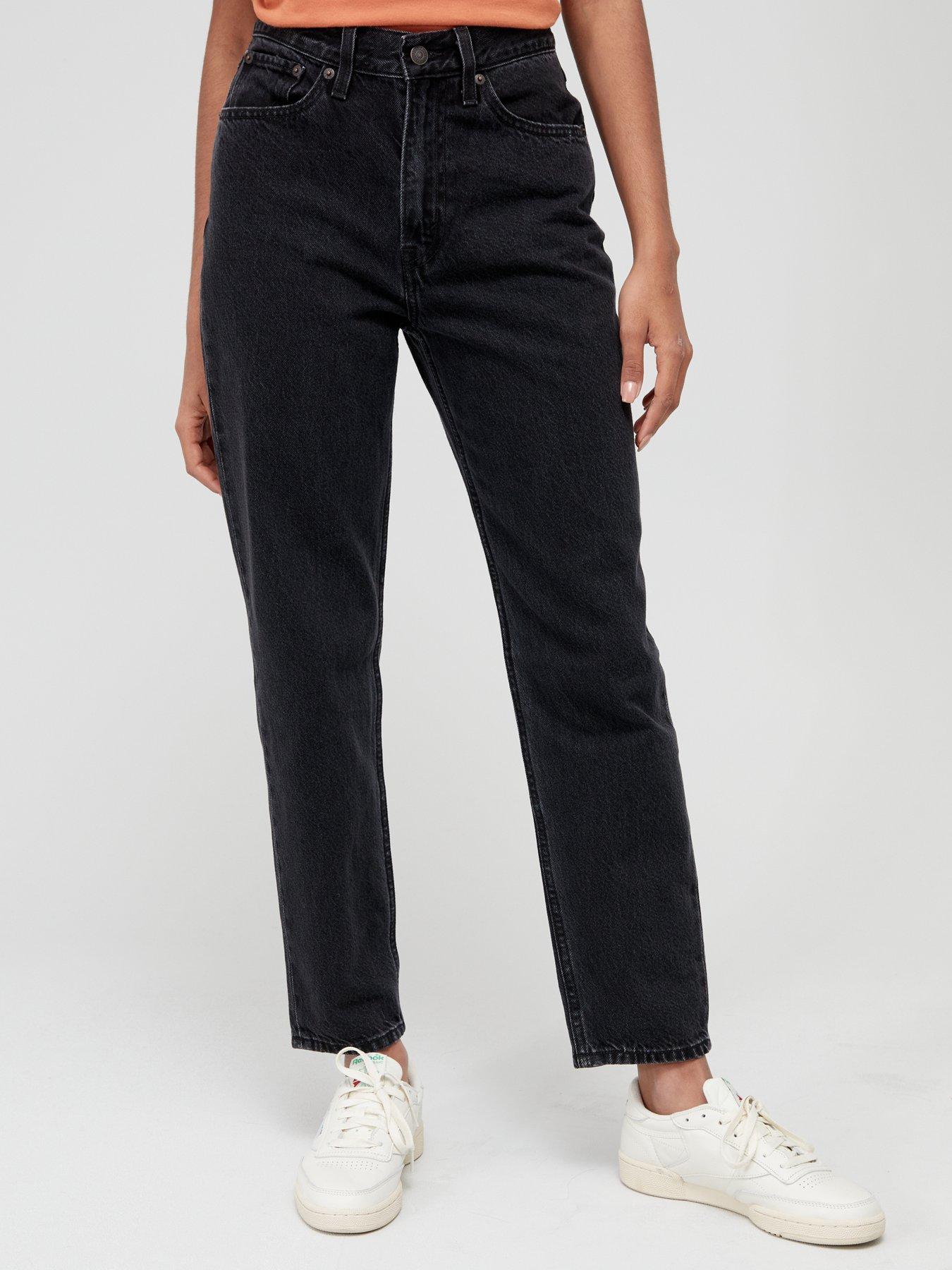 undefined 80's Mom Jean - Black Stonewash