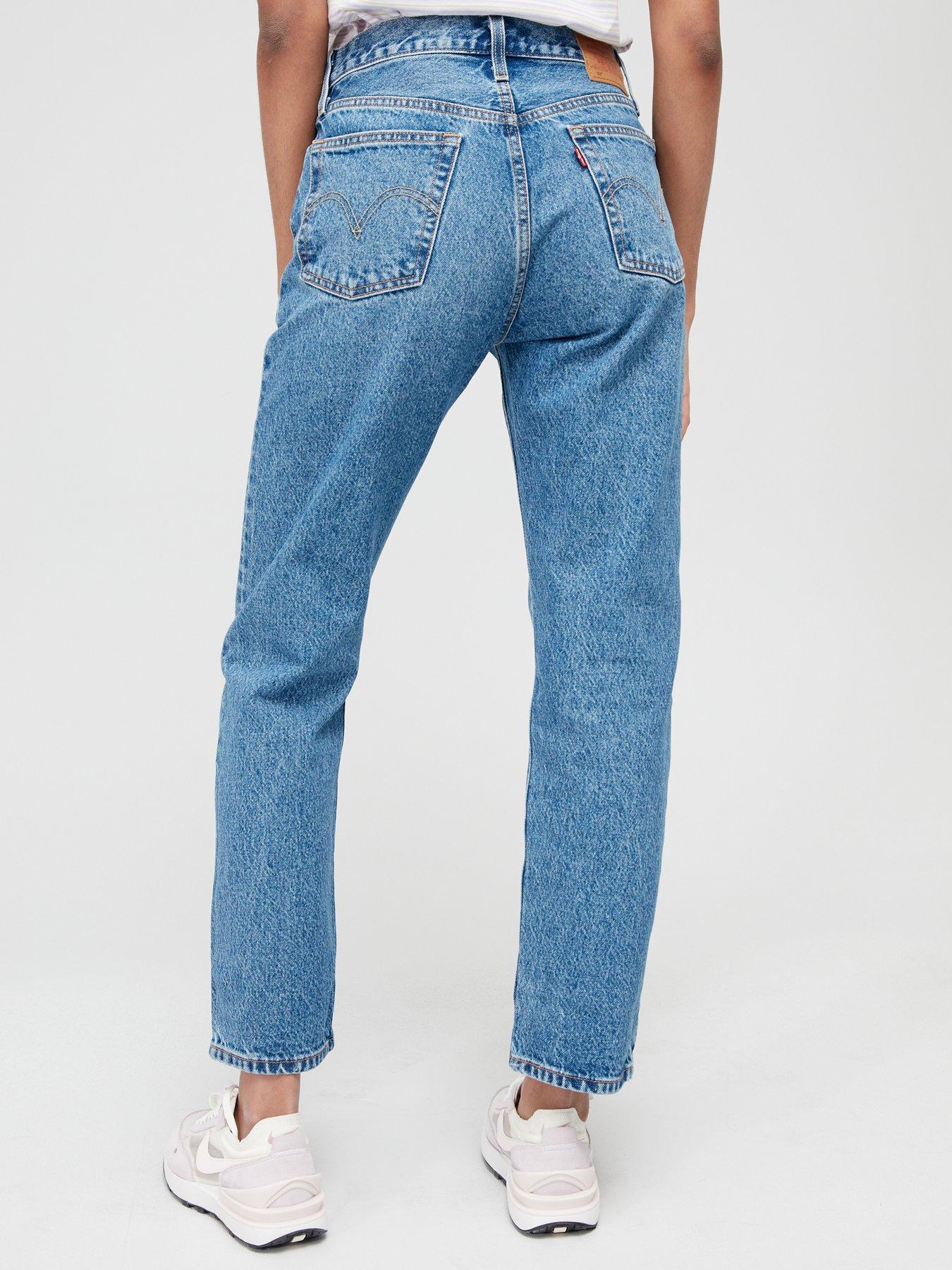 501® Crop Straight Leg Jean - Medium Indigo Worn In