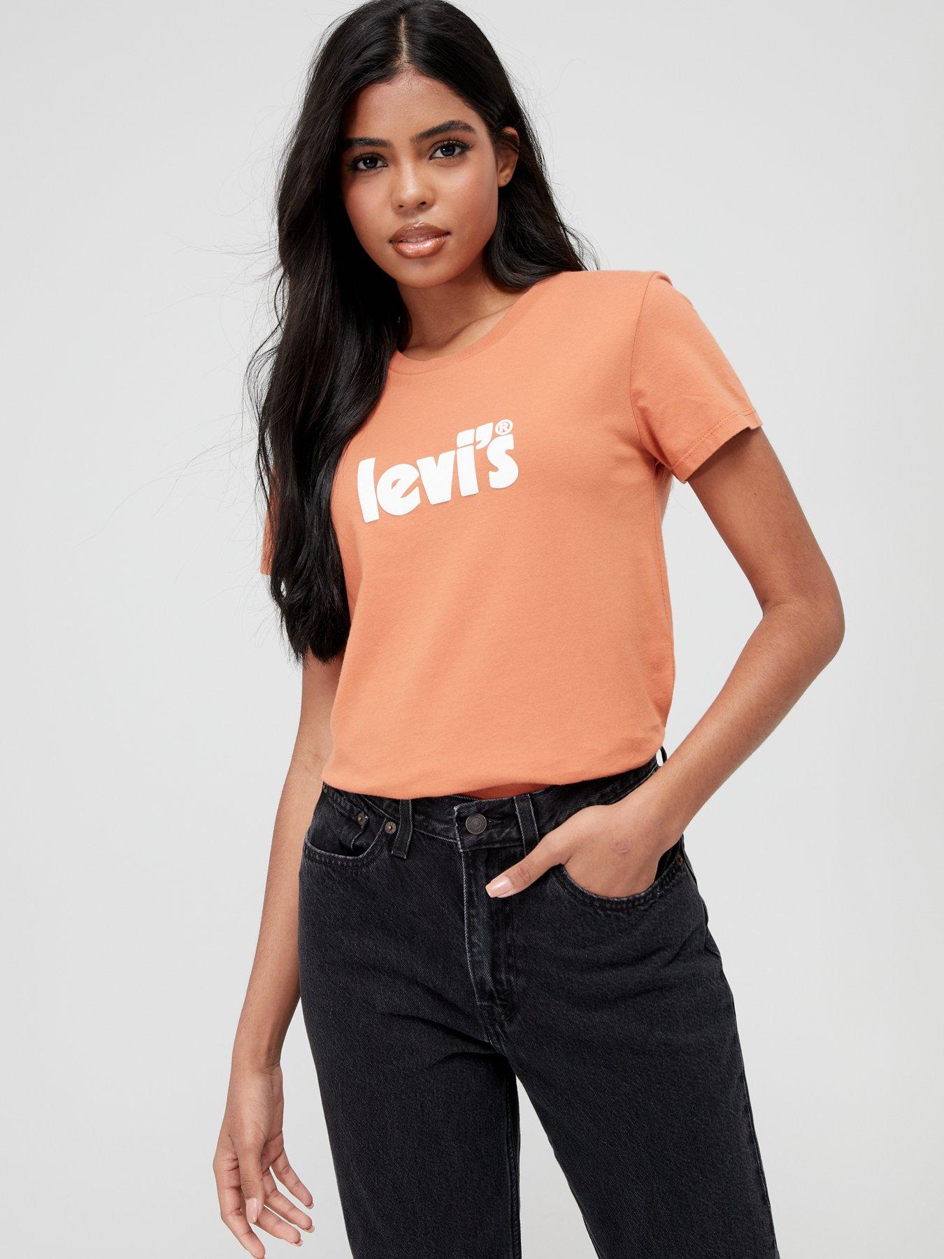 levis-the-perfect-t-shirtnbsp--orangefront