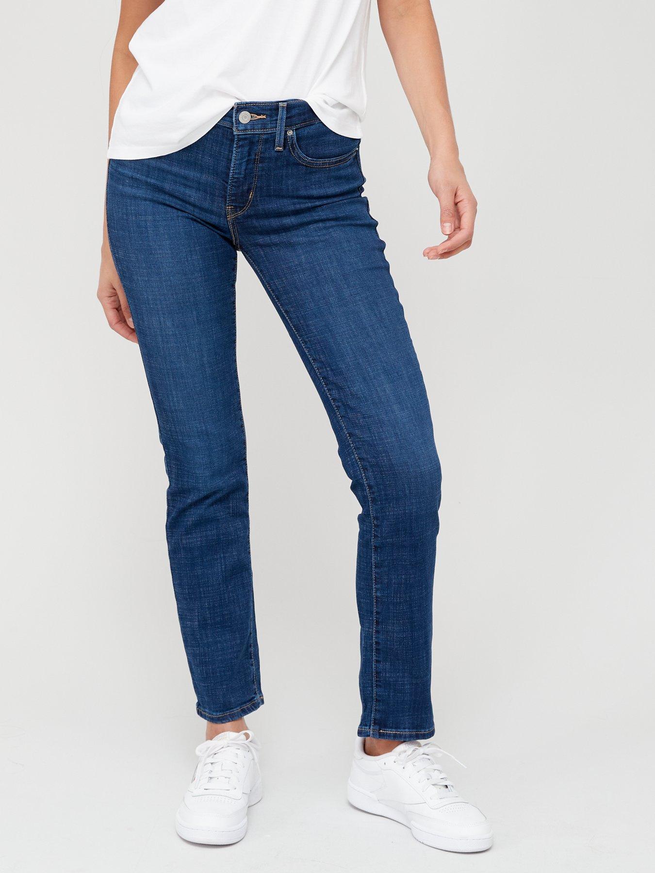 Image 1 of 6 of Levi's 314&trade;&nbsp;Shaping Straight Jeans - Lapis Dark Horse