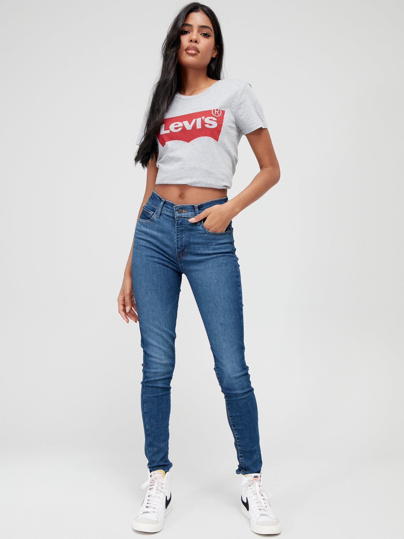 Levi's super skinny high waist hotsell