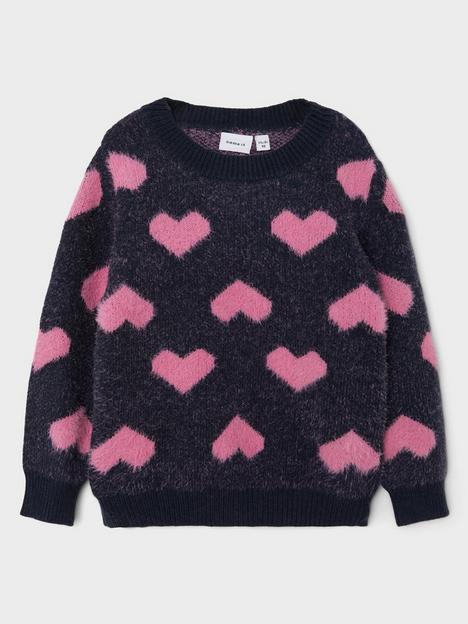 name-it-mini-girls-heart-knitted-jumper-dark-sapphire