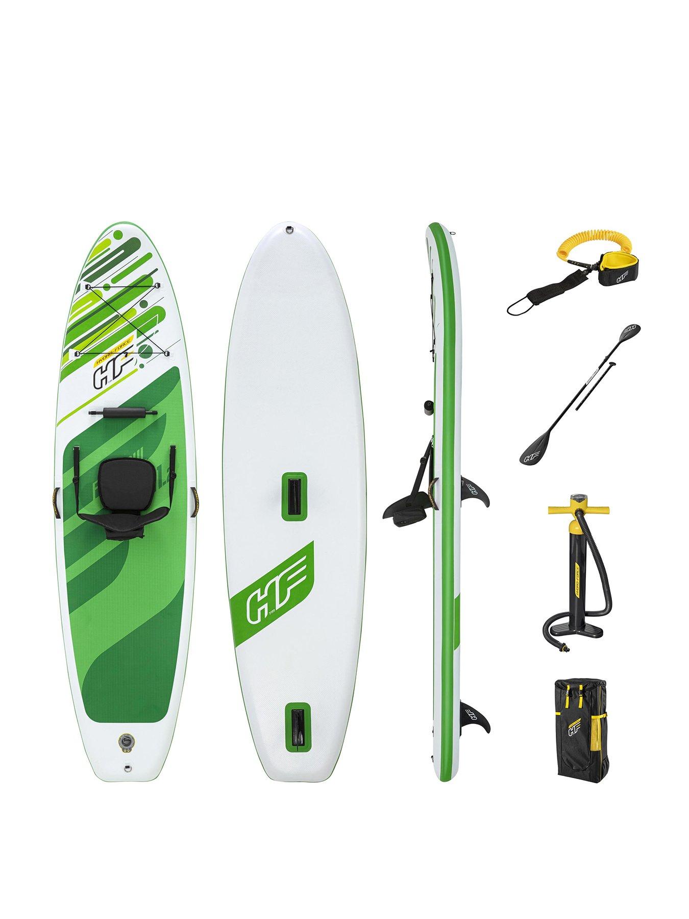 Image 2 of 7 of Bestway Hydro-Force Freesoul Tech SUP Inflatable Convertible Stand-Up Paddleboard and Kayak Set 11ft 2
