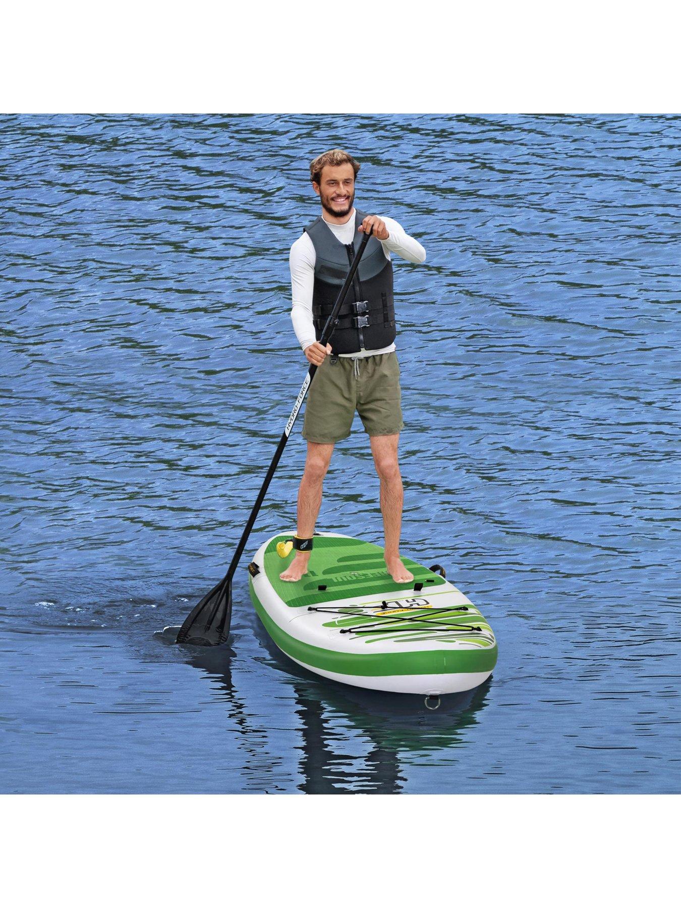 Image 3 of 7 of Bestway Hydro-Force Freesoul Tech SUP Inflatable Convertible Stand-Up Paddleboard and Kayak Set 11ft 2