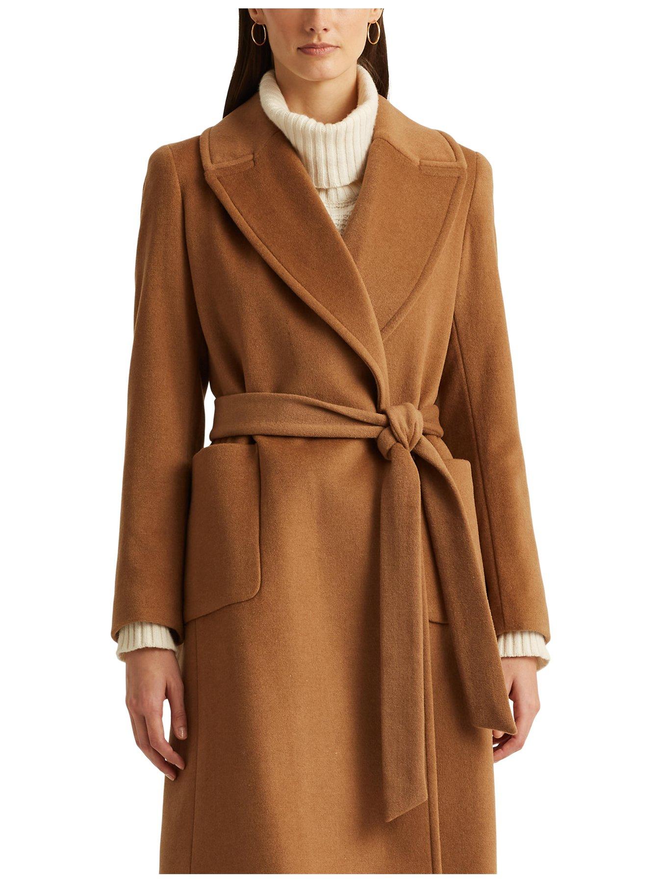 Lauren ralph lauren on sale belted wrap coat