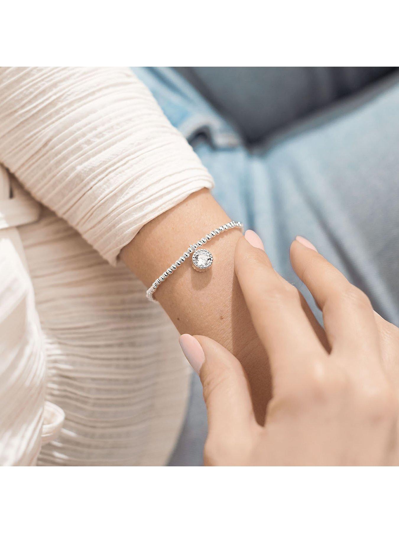 Image 2 of 2 of Joma Jewellery A Little 60th Bracelet In In Silver Plating