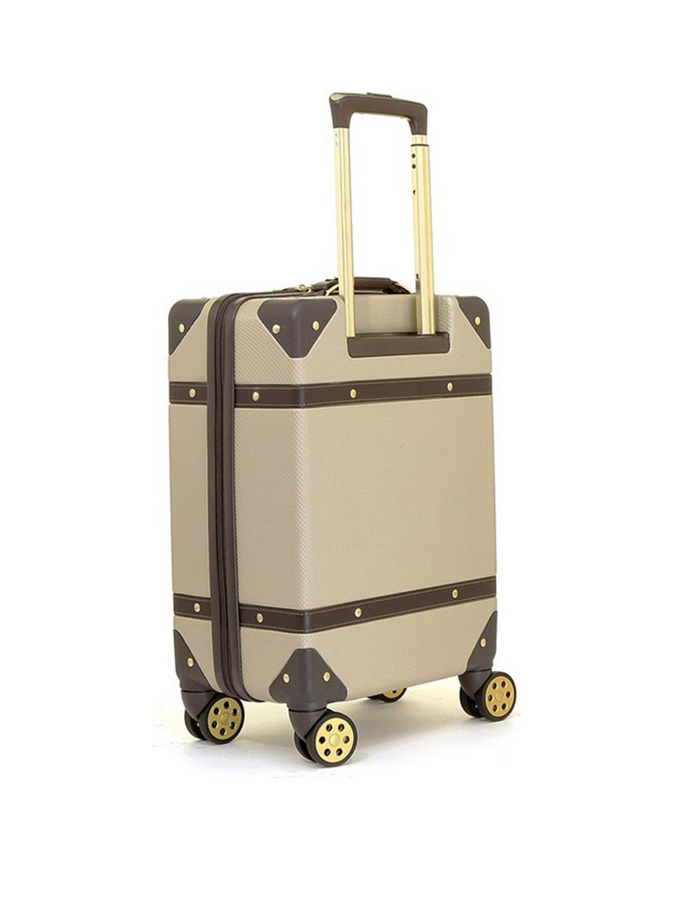 rock-luggage-vintage-8-wheel-retro-style-hardshell-cabin-suitcase-goldstillFront