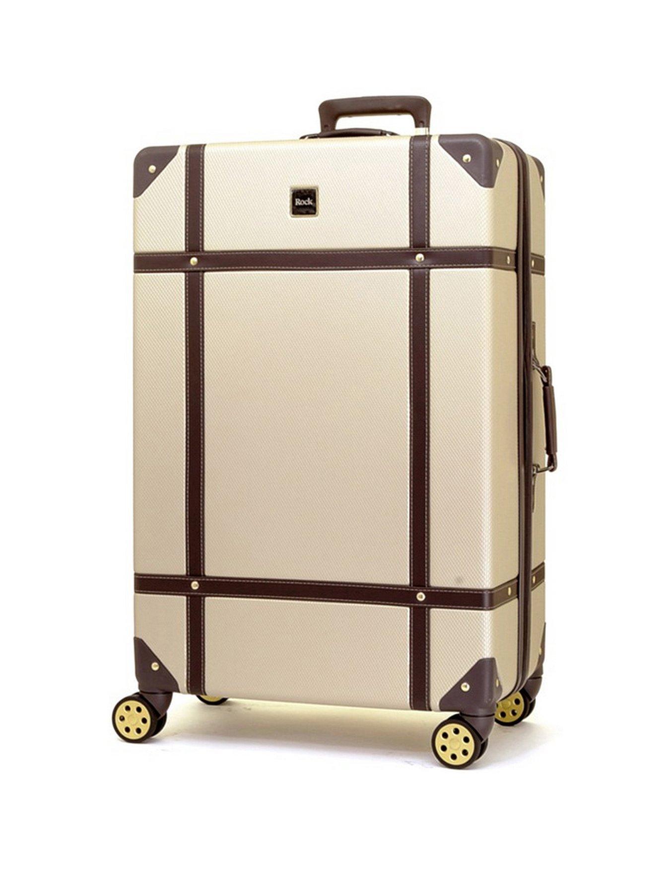 rock-luggage-vintage-3-piece-set-hardshell-retro-style-8-wheel-spinner-goldstillFront