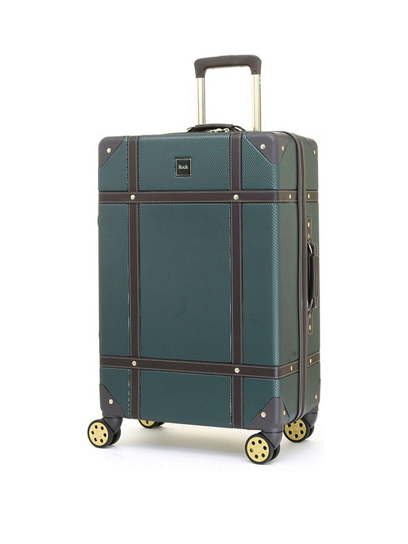 rock-luggage-vintage-3-piece-set-hardshell-retro-style-8-wheel-spinner-emerald-greenstillFront