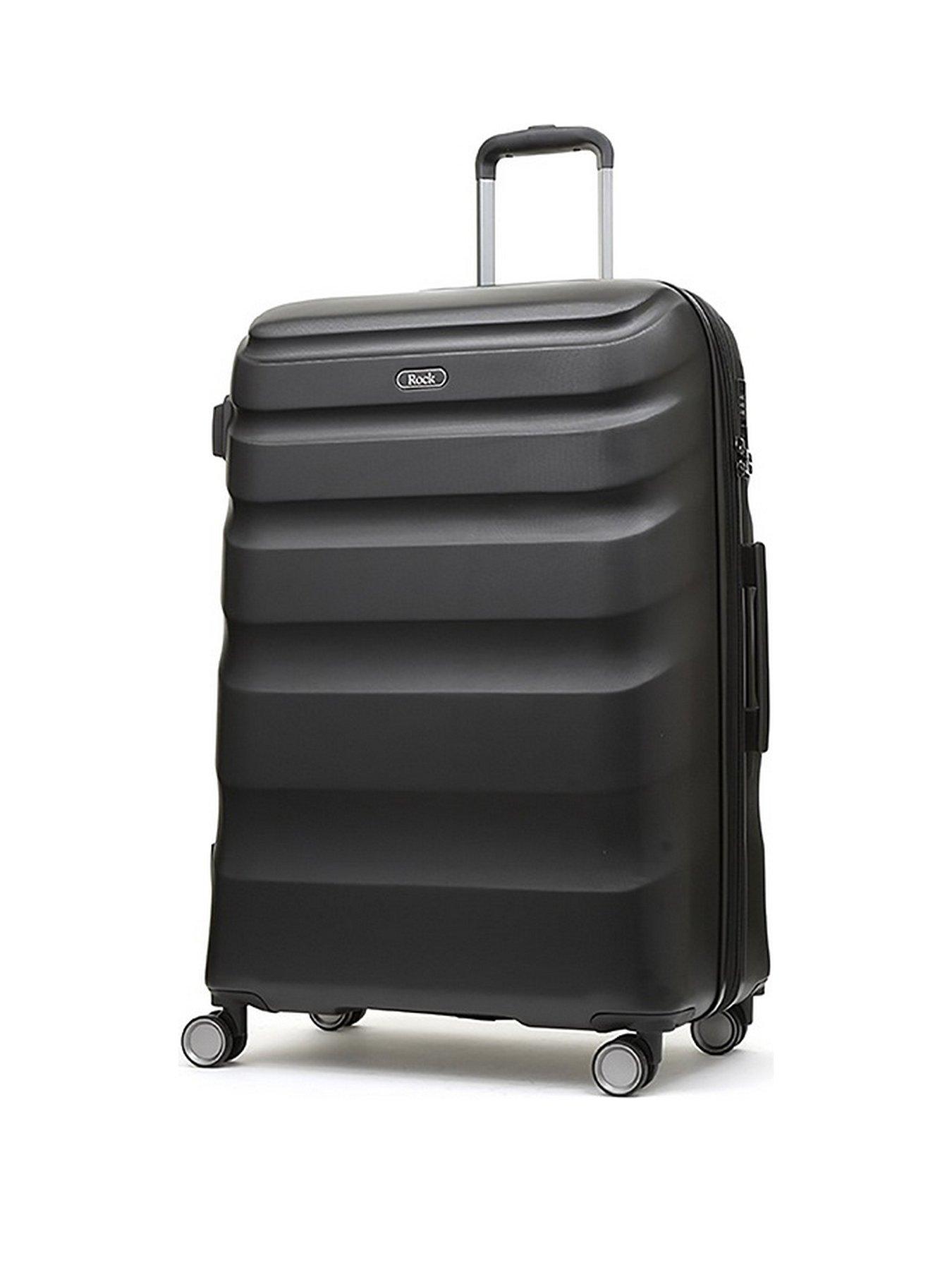 Rock Luggage Bali 8 Wheel Hardshell Large Suitcase - Black