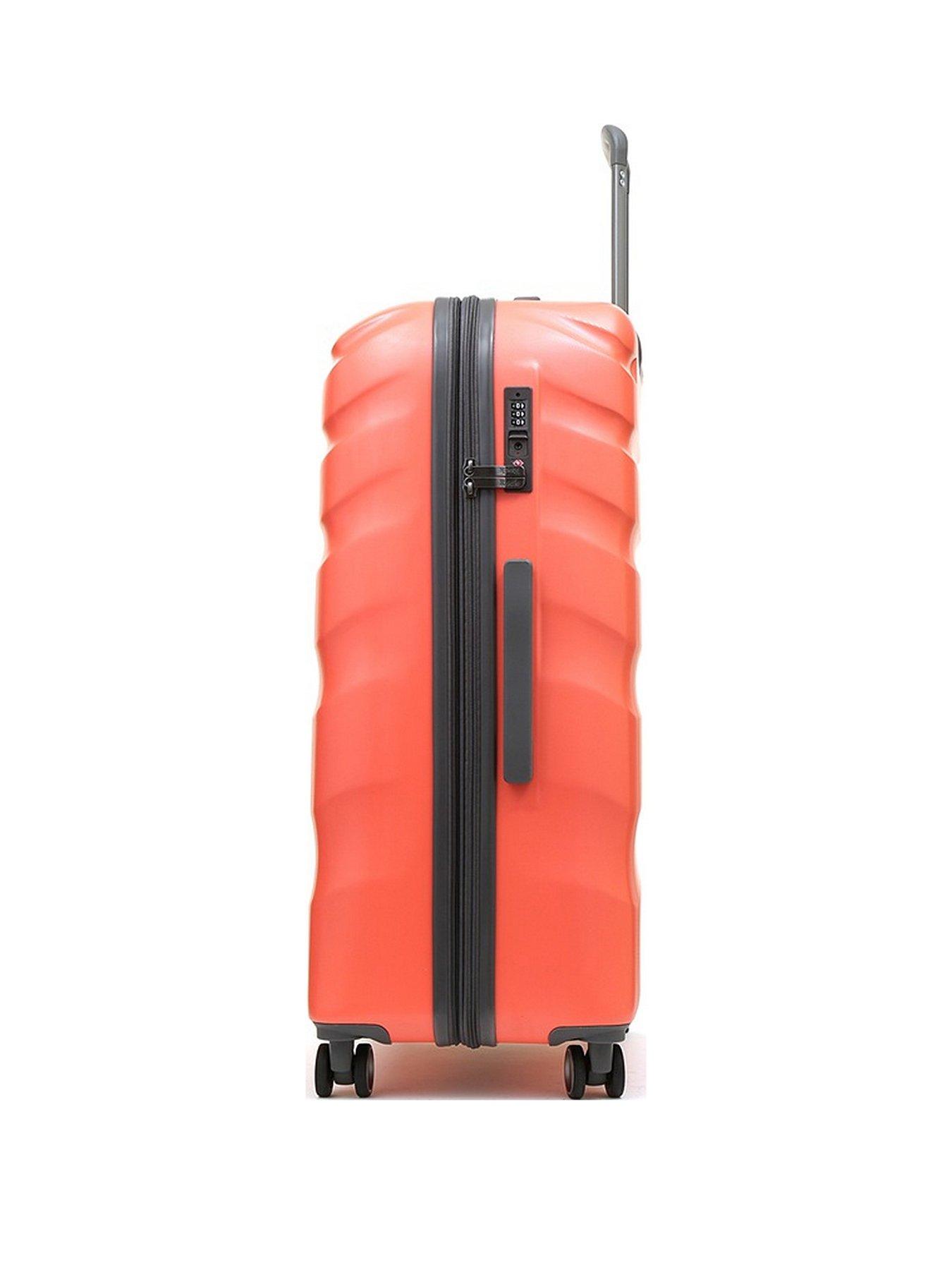 rock-luggage-bali-8-wheel-hardshell-large-suitcase-coralstillFront