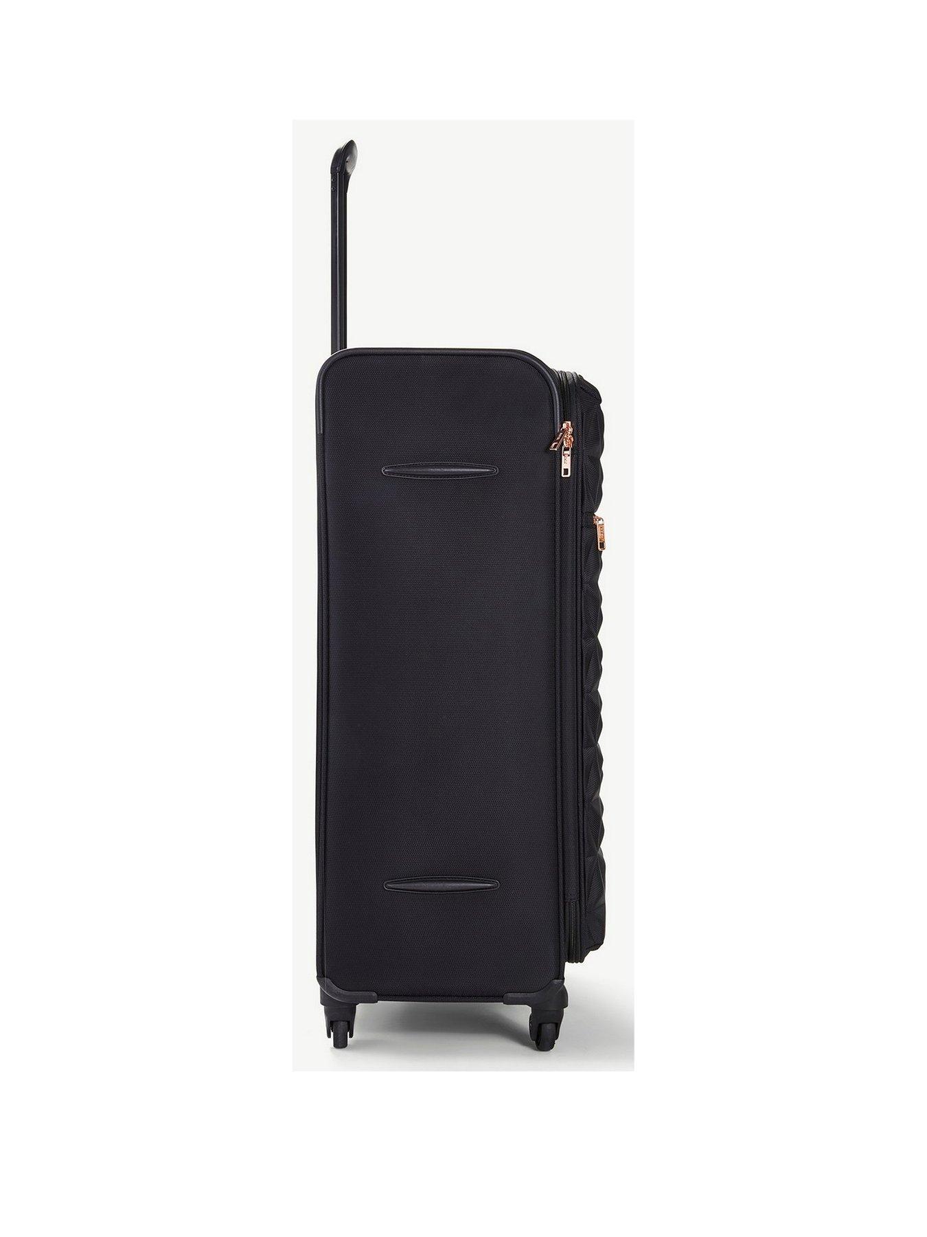 rock-luggage-jewel-4-wheel-soft-medium-suitcase-blackstillFront