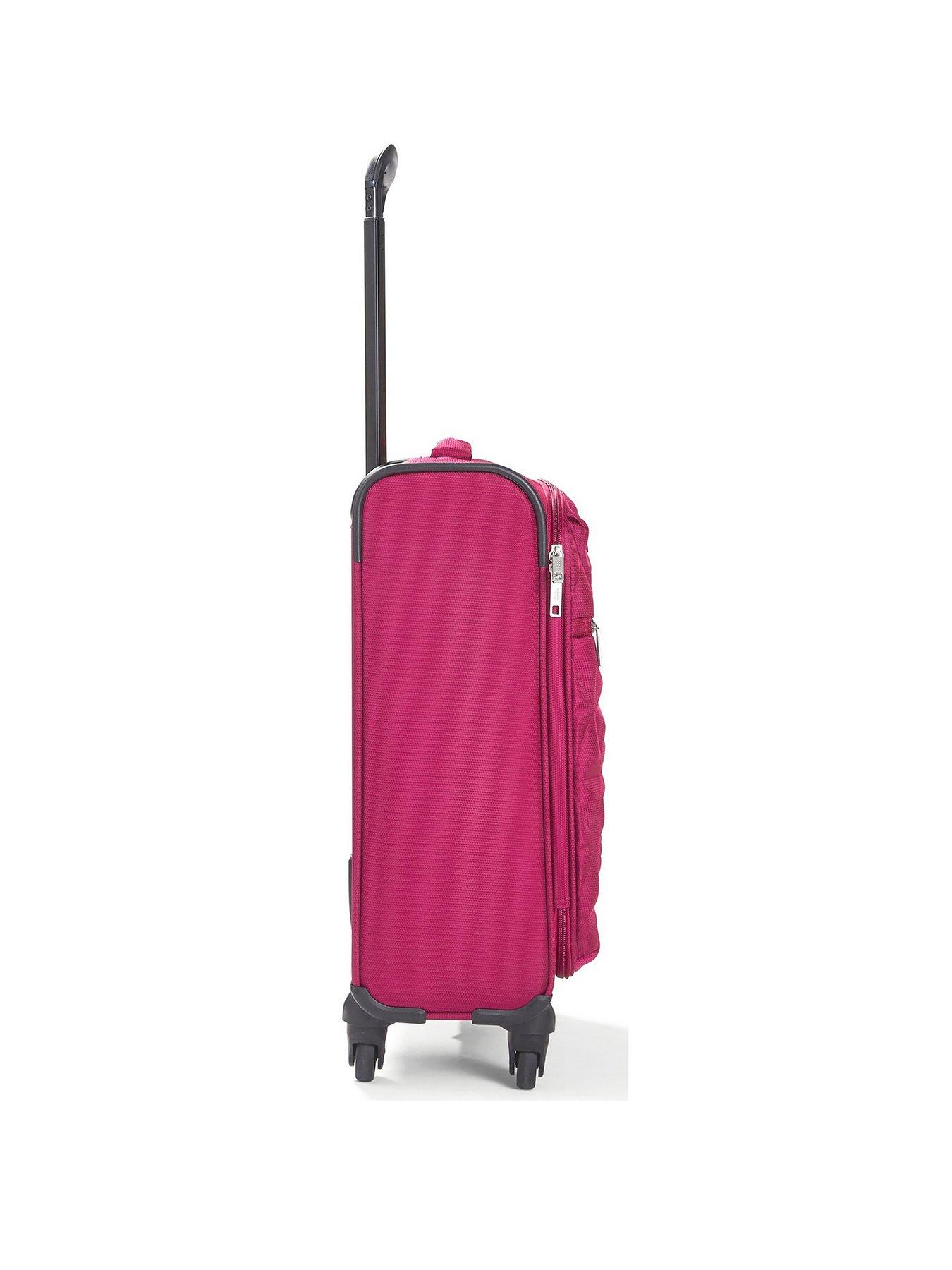 Pink store soft suitcase