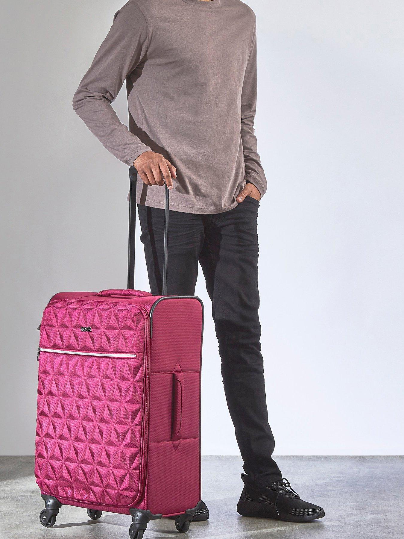 rock-luggage-jewel-4-wheel-soft-medium-suitcase-pinkback