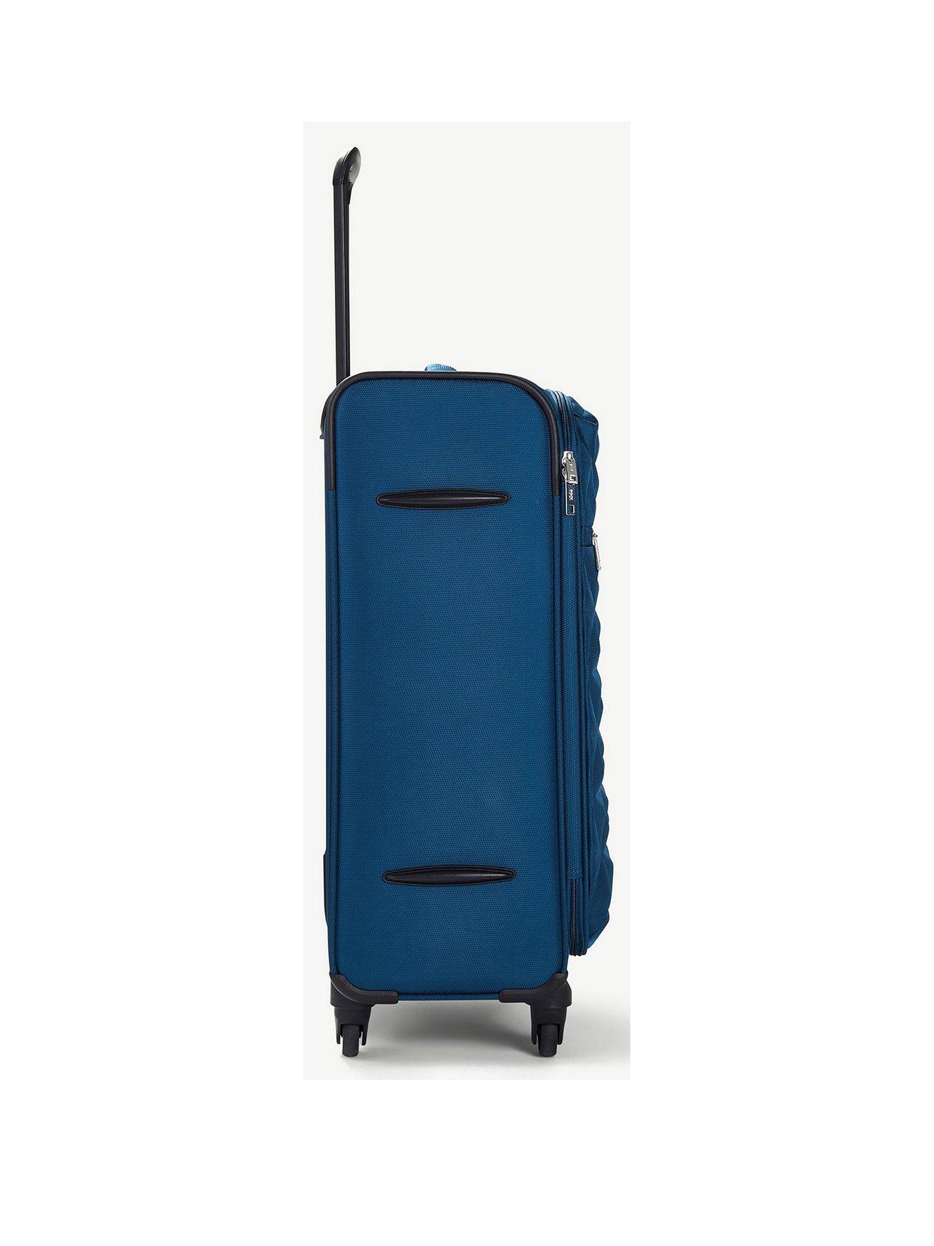 rock-luggage-jewel-4-wheel-soft-medium-suitcase-bluestillFront