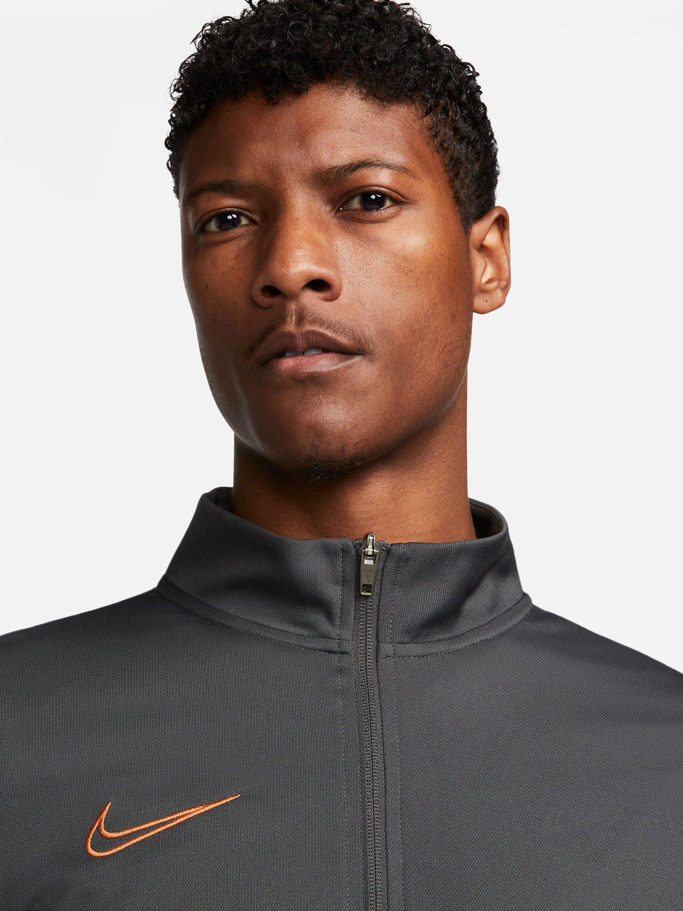 Nike academy hot sale tracksuit grey