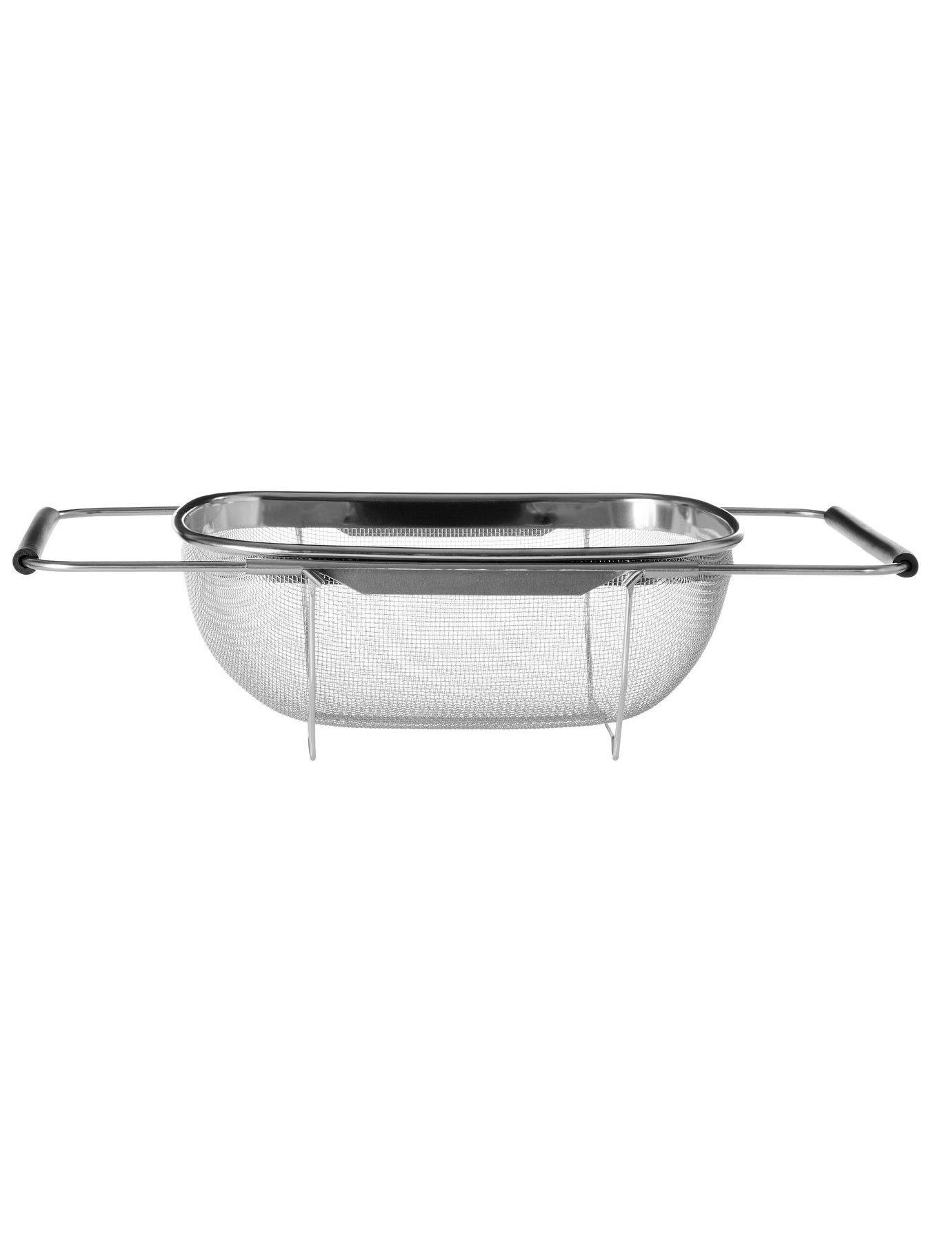 premier-housewares-stainless-steel-over-sink-drainer-with-extendable-handlesstillFront