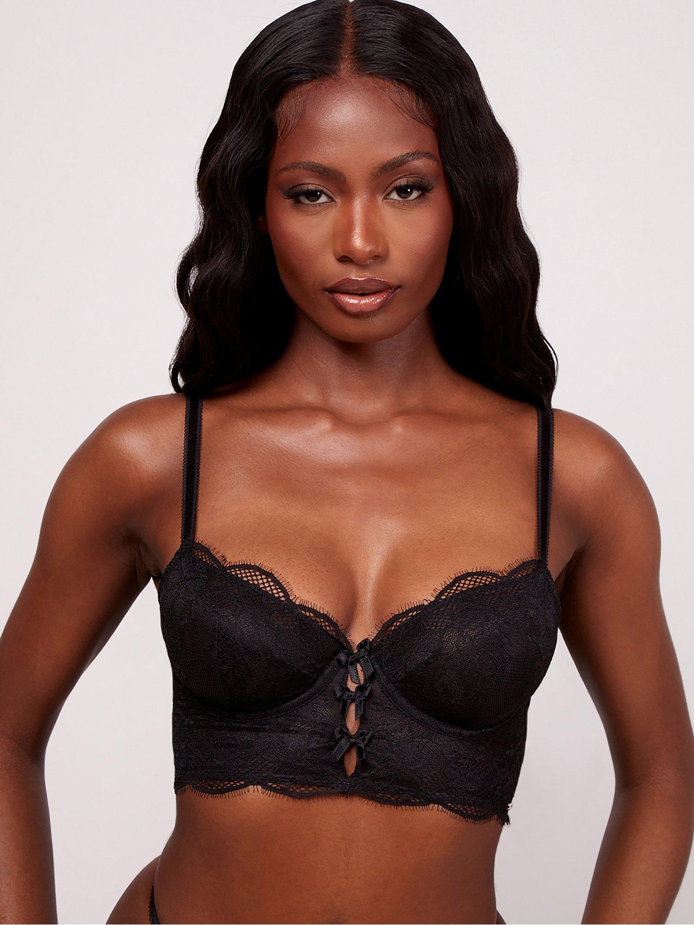 Boux Avenue Maie Longline Bra - Black