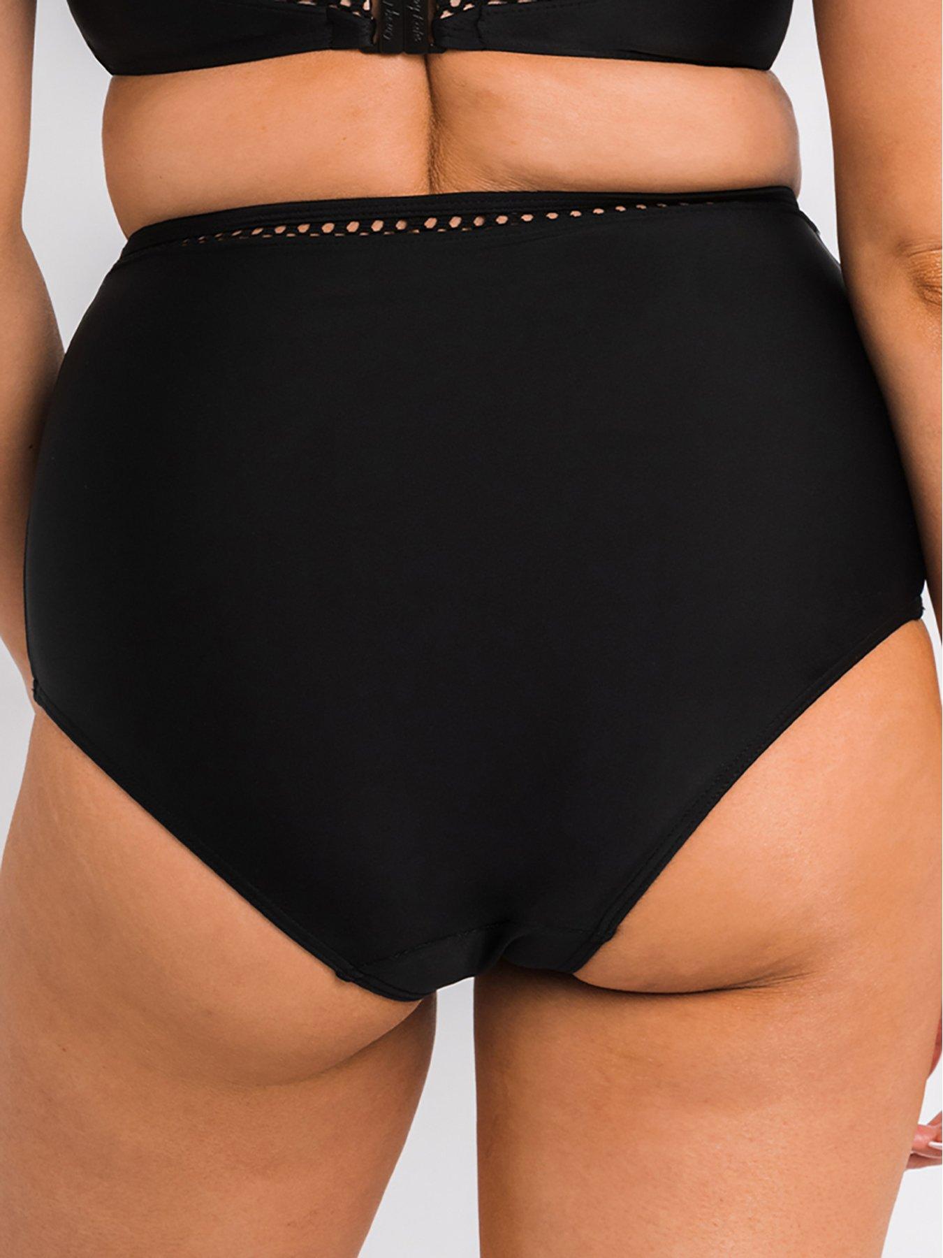 curvy-kate-first-class-high-waist-bikini-bottoms--nbspblackstillFront