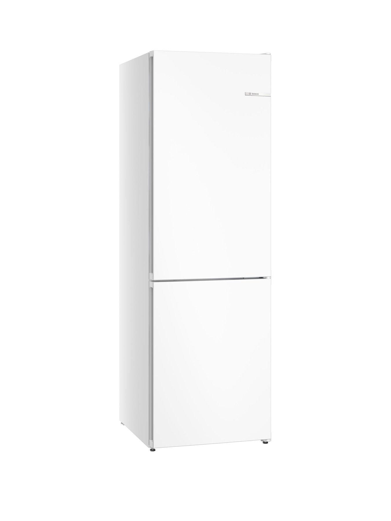 Image 1 of 8 of Bosch Series 4 KGN362WDFG 187cm 60/40, Frost Free Fridge Freezer - White - D Rated