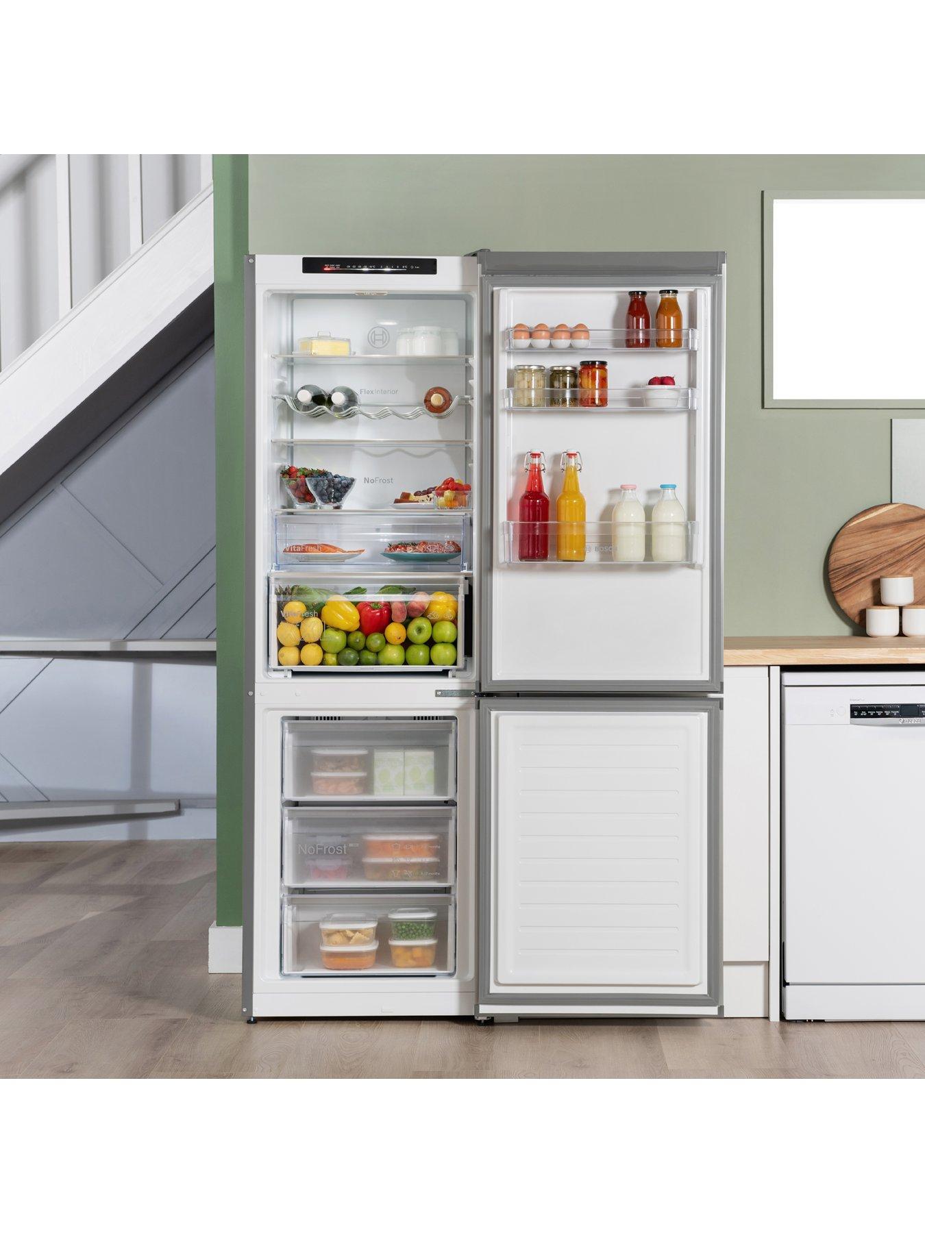 bosch-series-4-kgn362ldfg-6040-frost-free-60cm-wide-fridge-freezer-stainless-steelstillFront